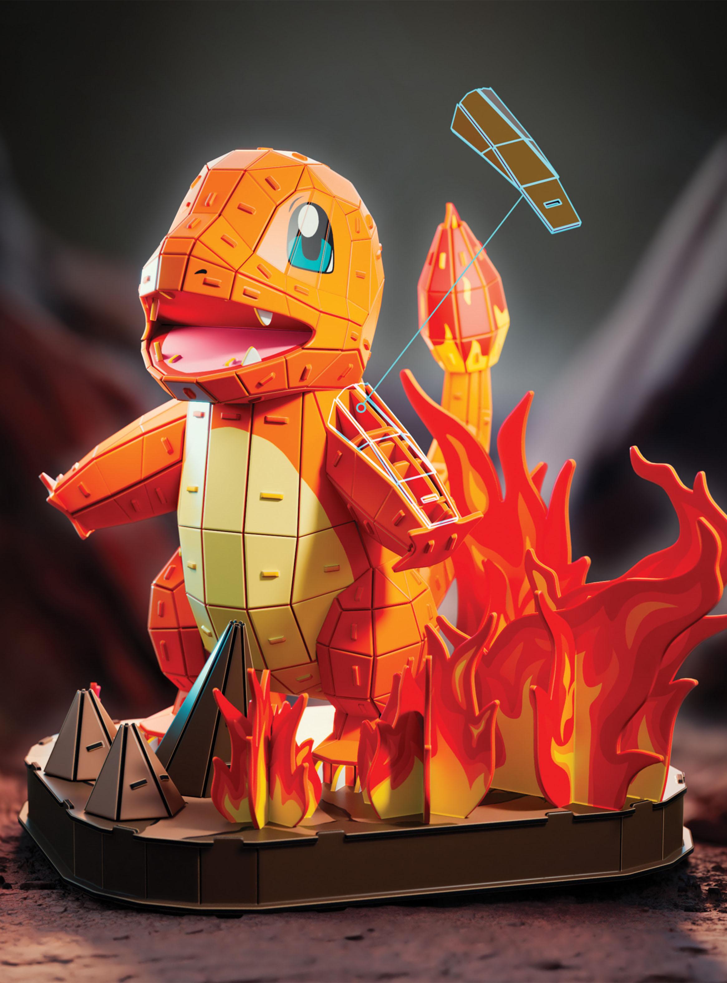 Puzzle 3D Charmander-4