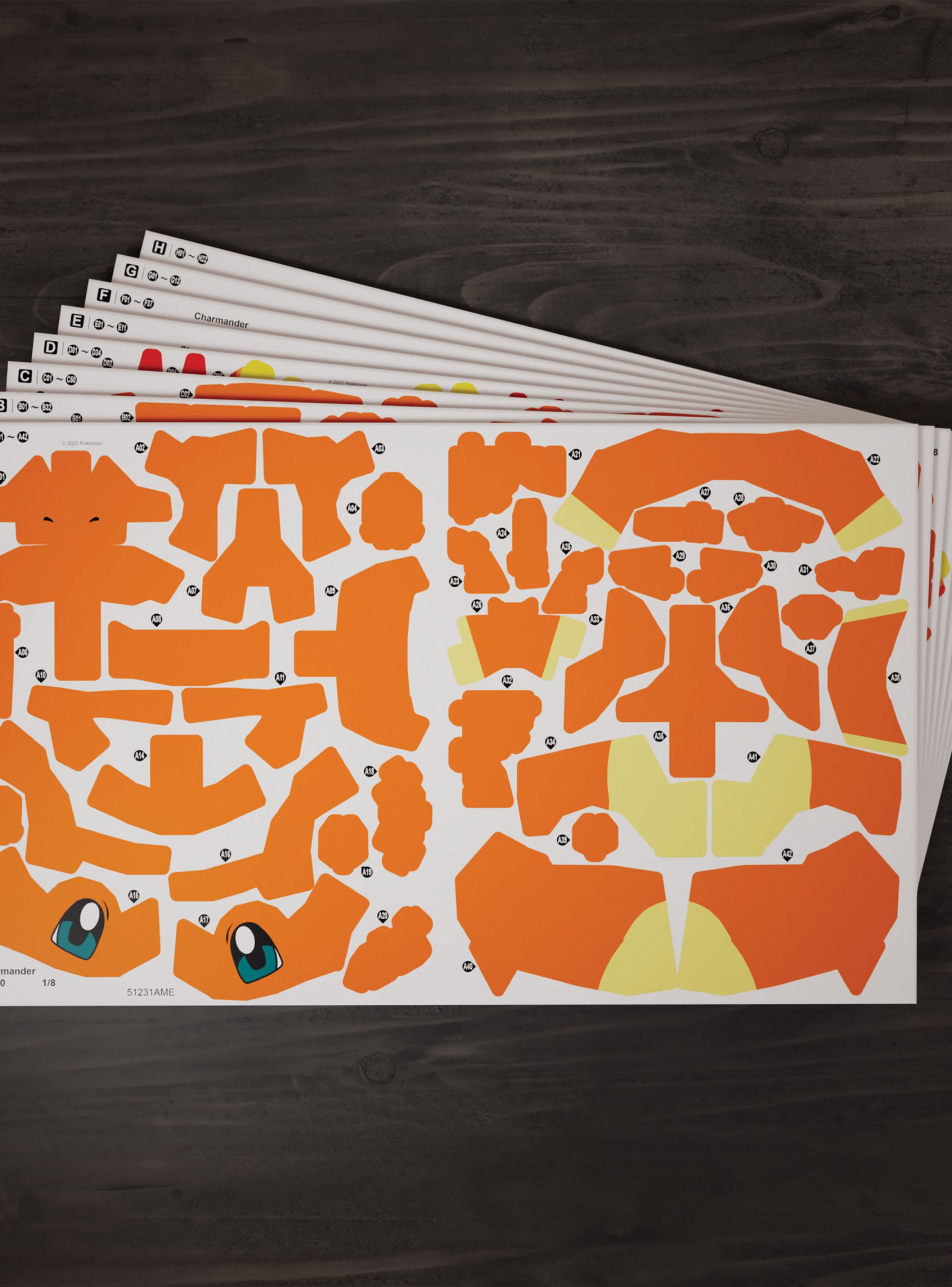 Puzzle 3D Charmander-3