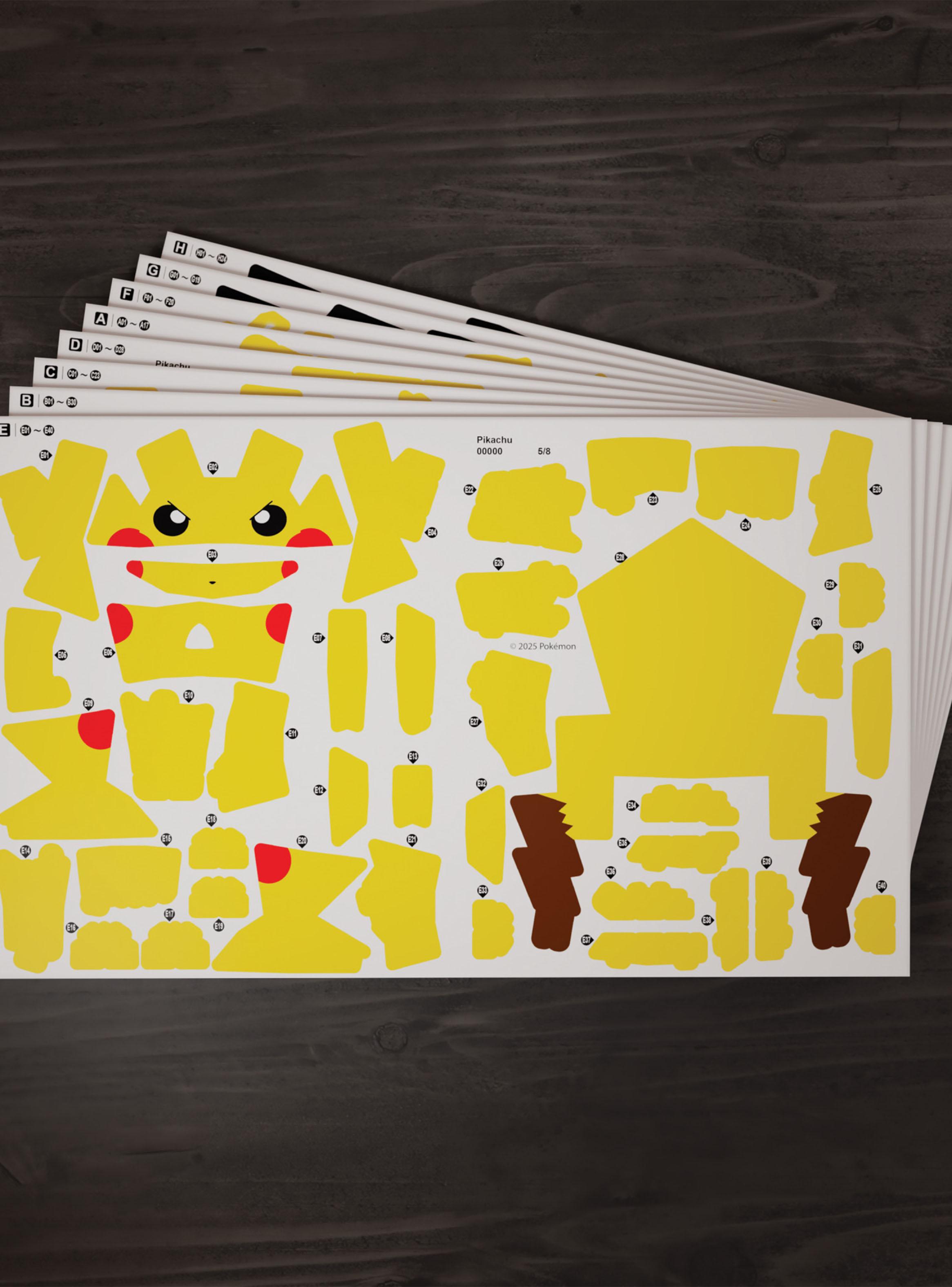 Puzzle 3D Pikachu-4