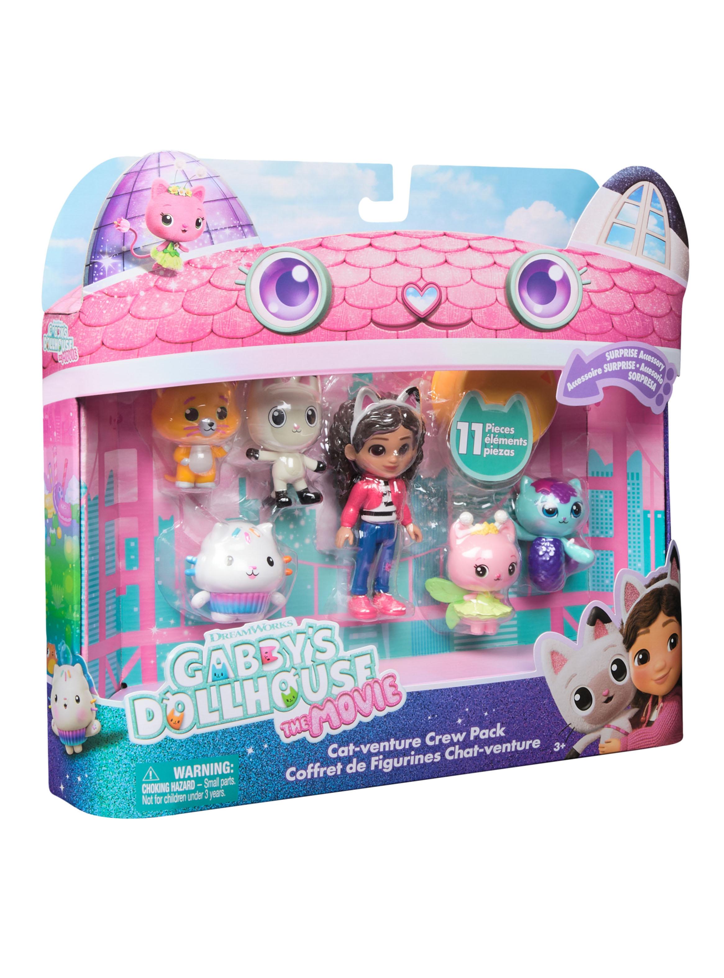 Figuras Giftset Cat-venture Crew Película Gabby's Dollhouse-3