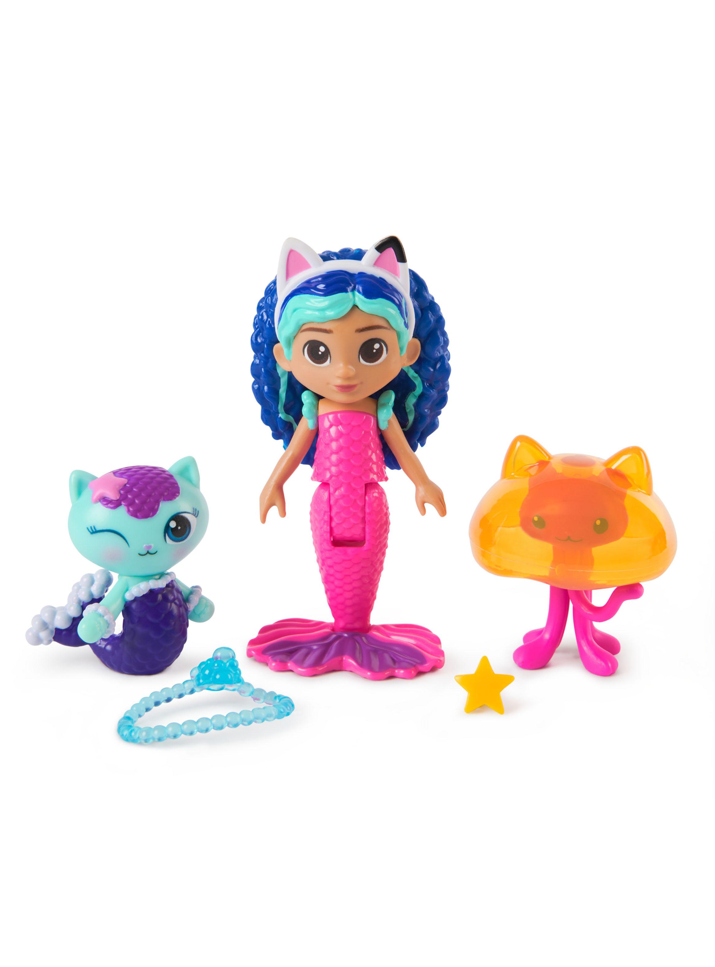 Pack Figuras Acuario + Muñeca Gabby's Dollhouse La Película-1