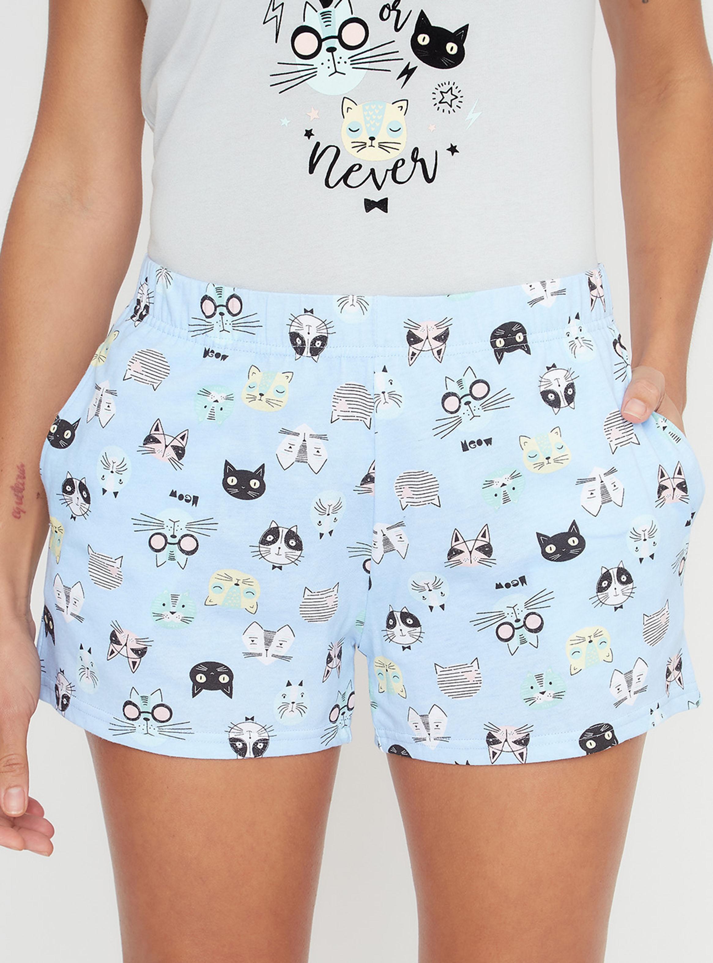Pijama Algodón Meow Estampado-3