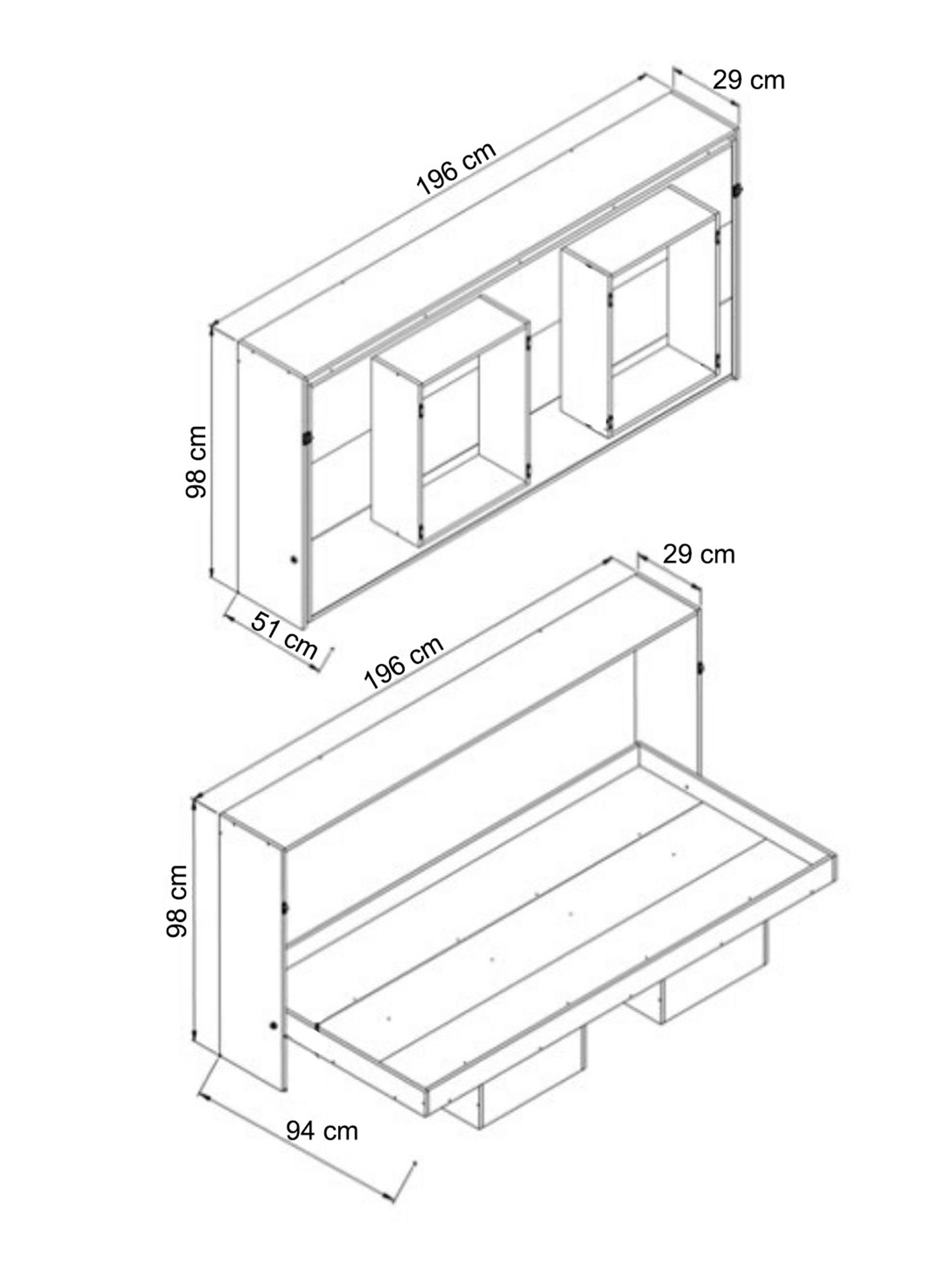 Cama Plegable Horizontal 1 Plaza Manhattan-1