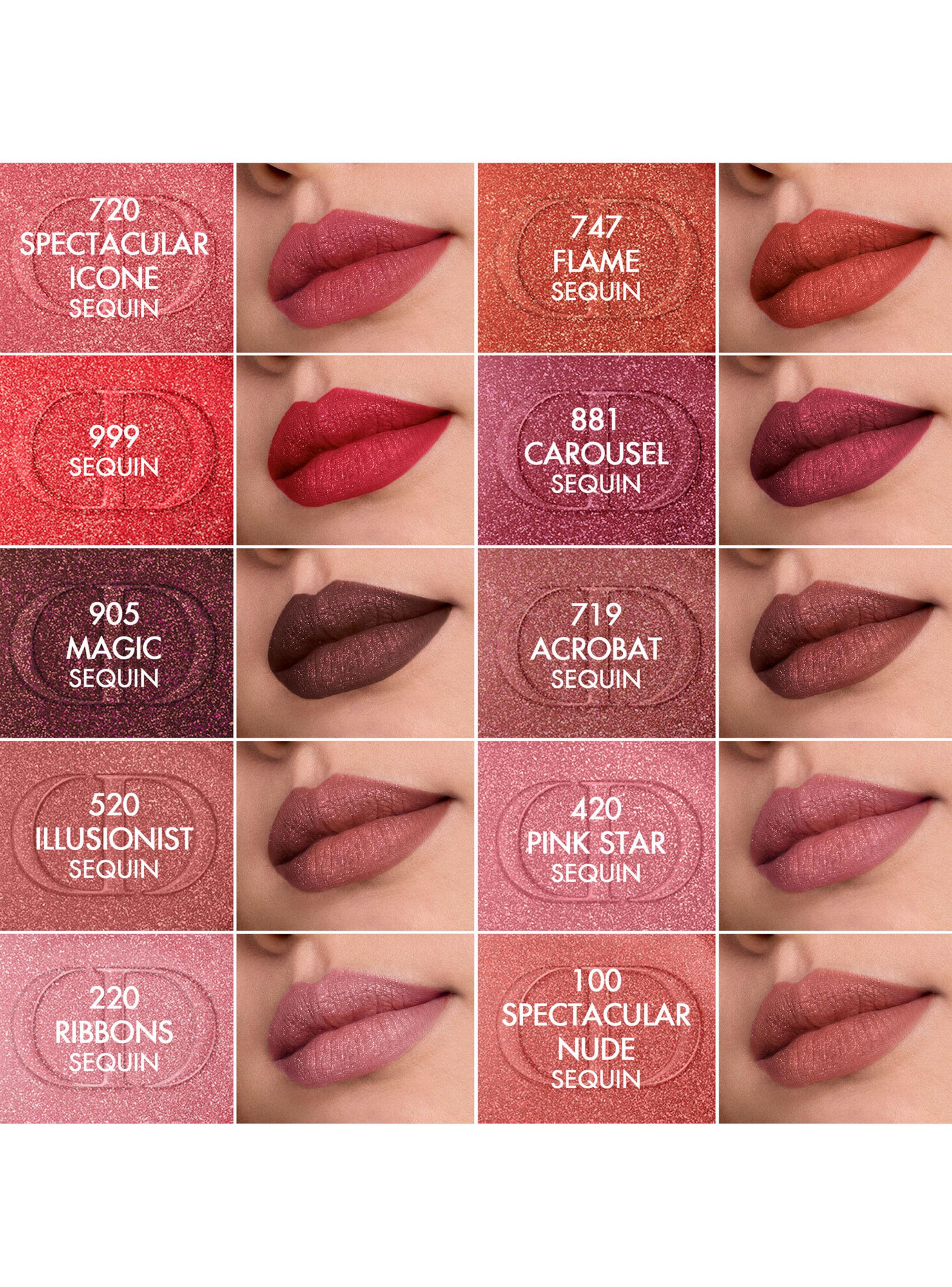 Rouge Dior Sequin Liquid Duo Edición Limitada 220 Ribbons-3