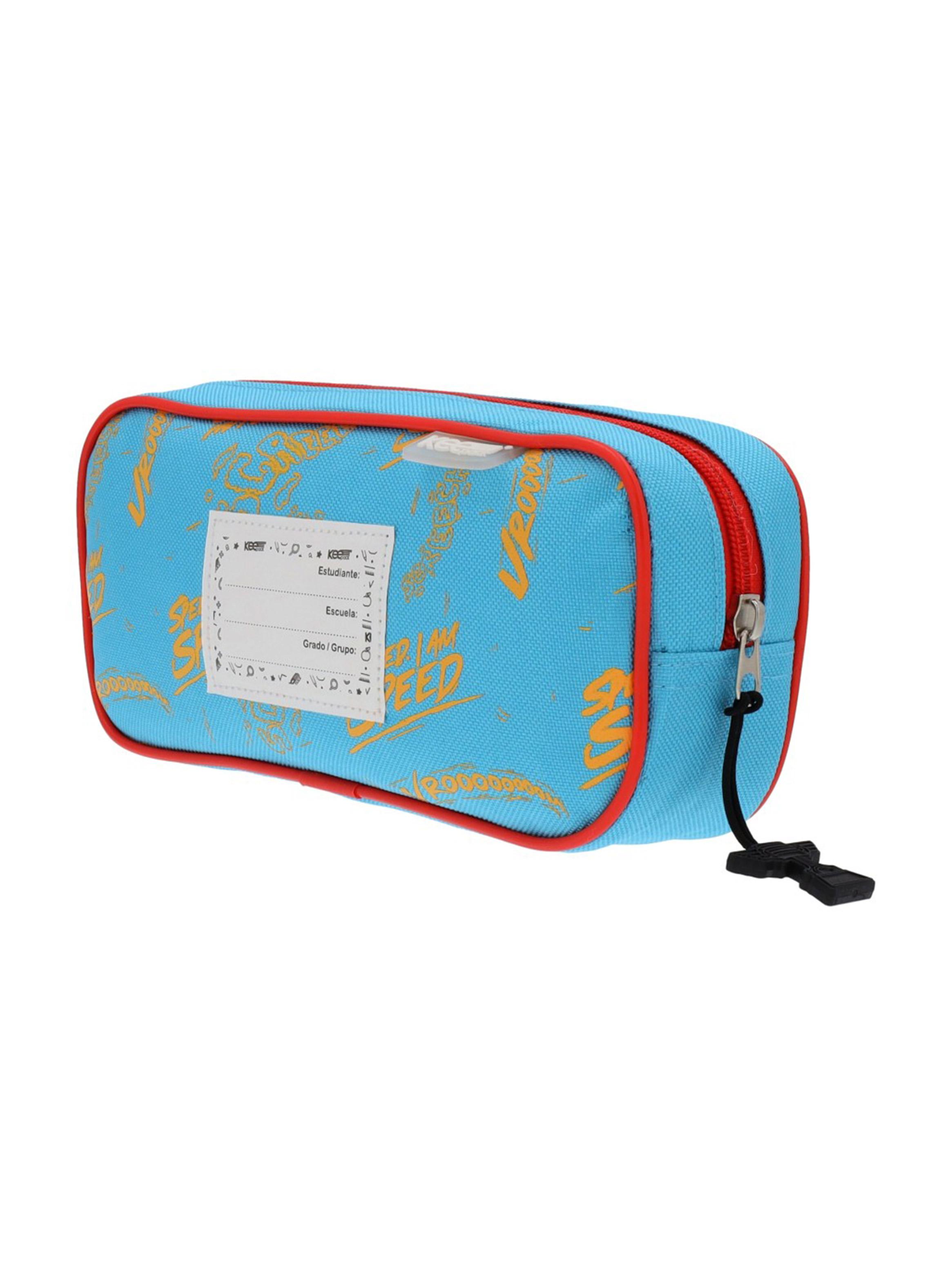 Estuche Infantil Cars Azul-3