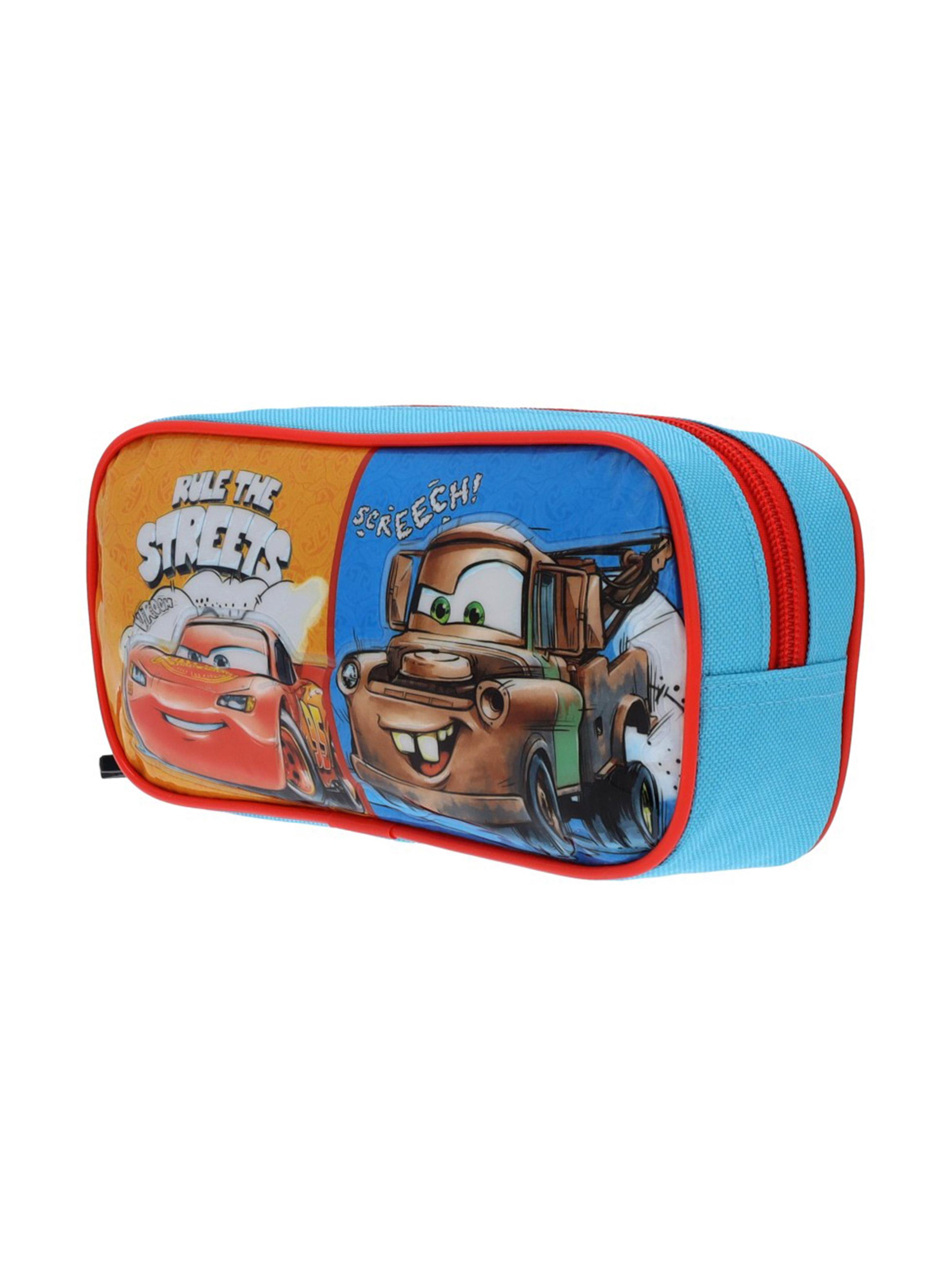 Estuche Infantil Cars Azul-7
