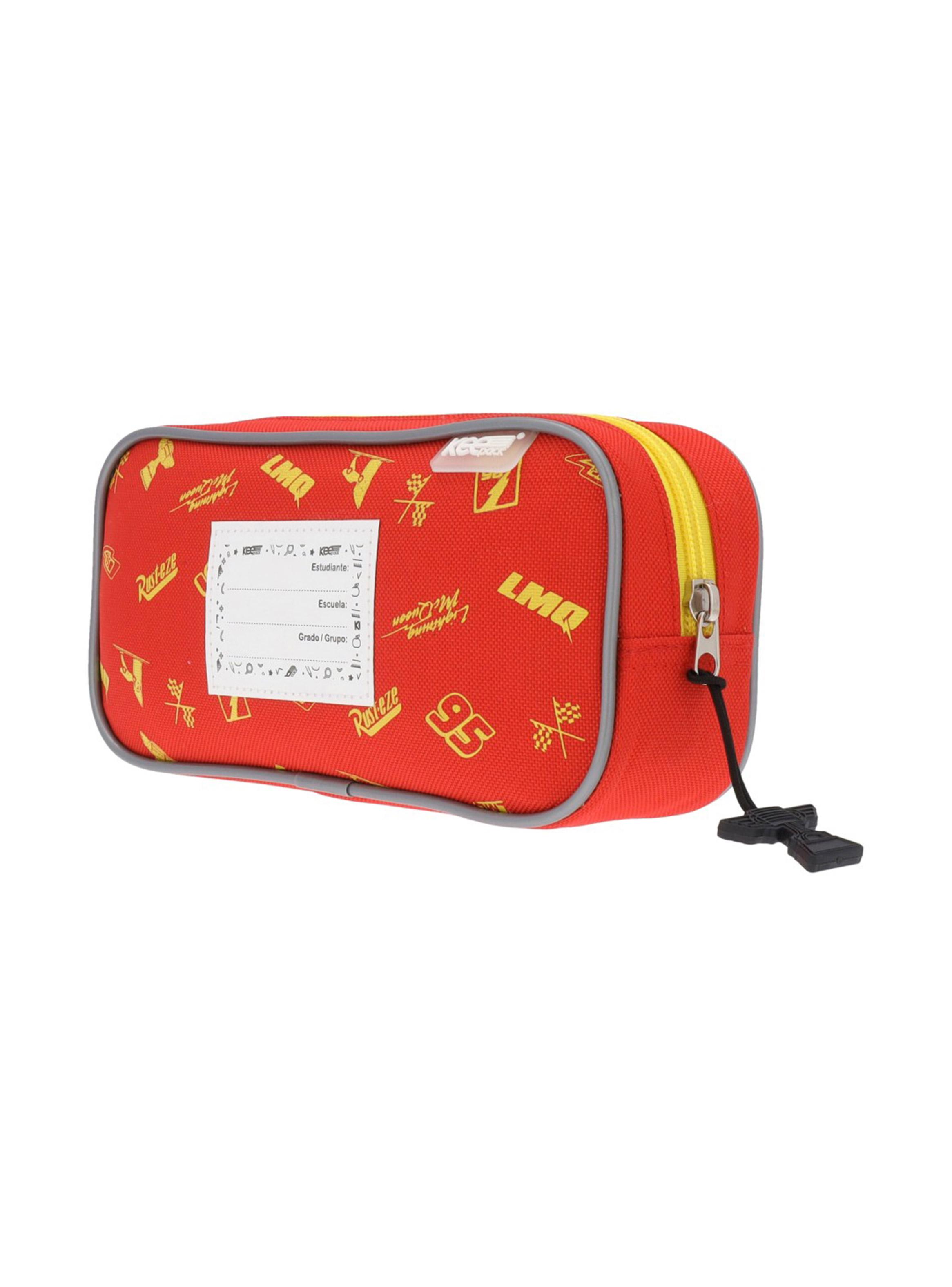 Estuche Infantil Cars Rojo-3