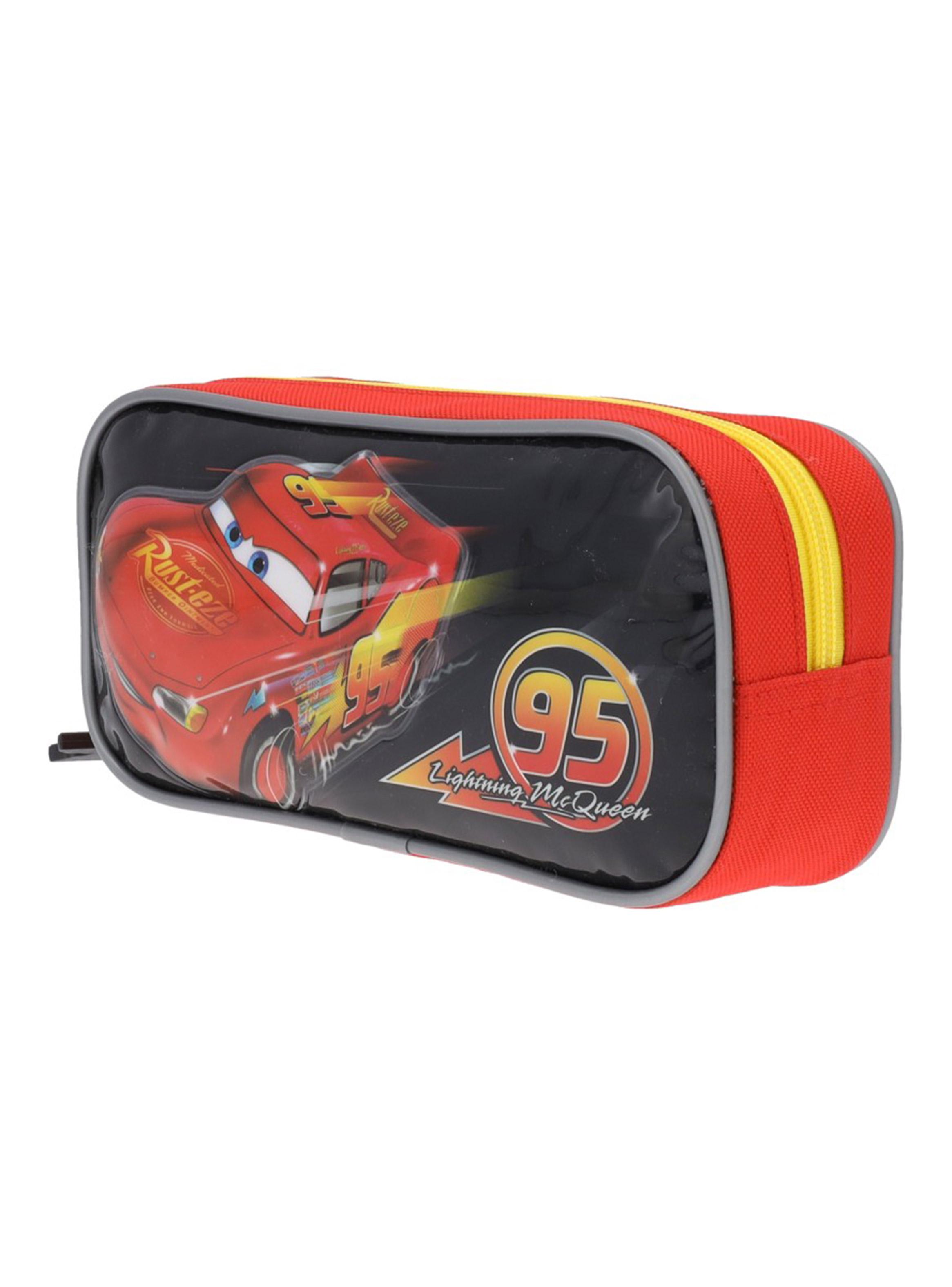 Set Escolar Mochila con Ruedas 3 en 1 Cars Rojo-7