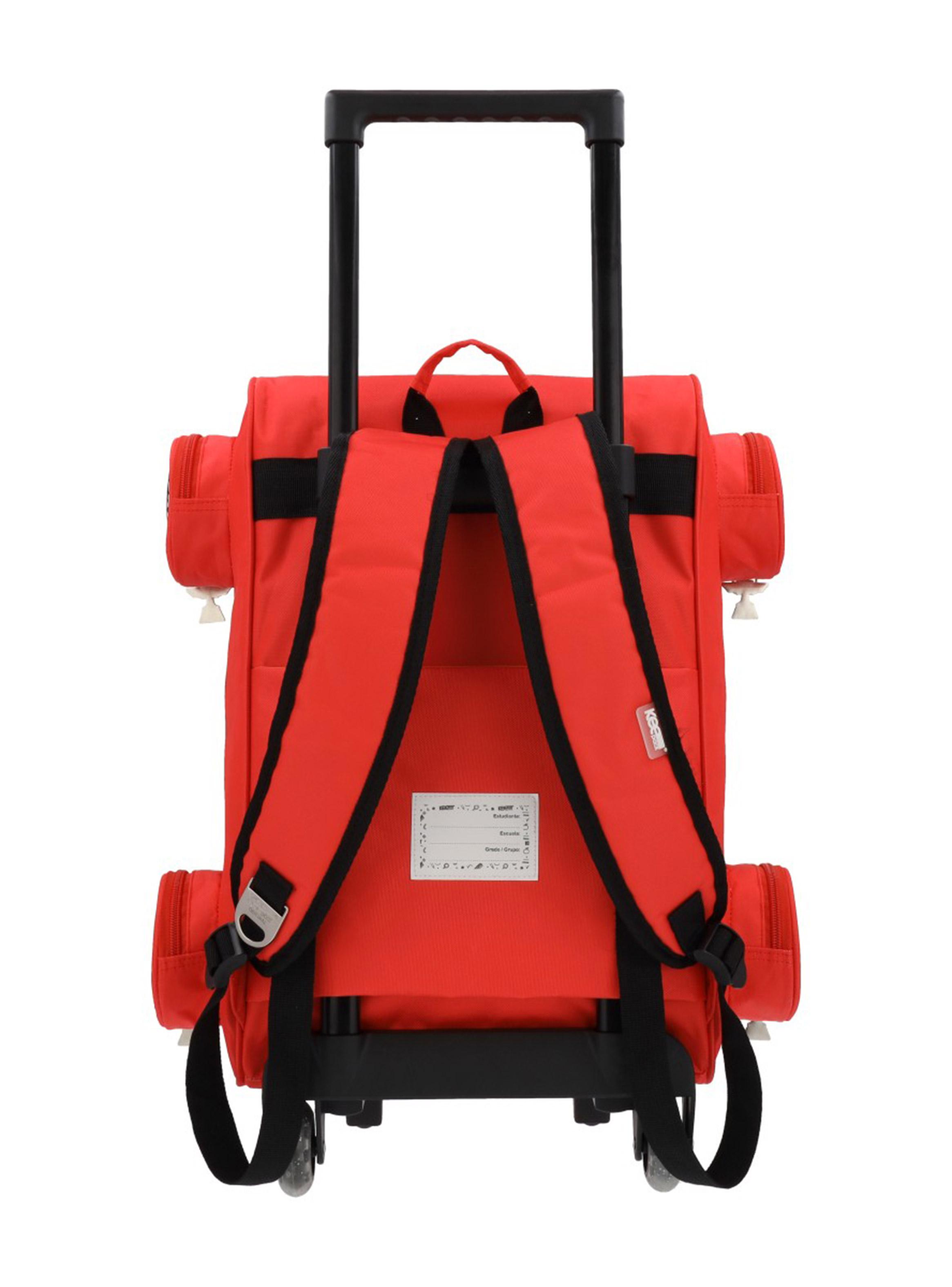 Mochila con Ruedas Cars Rojo-4