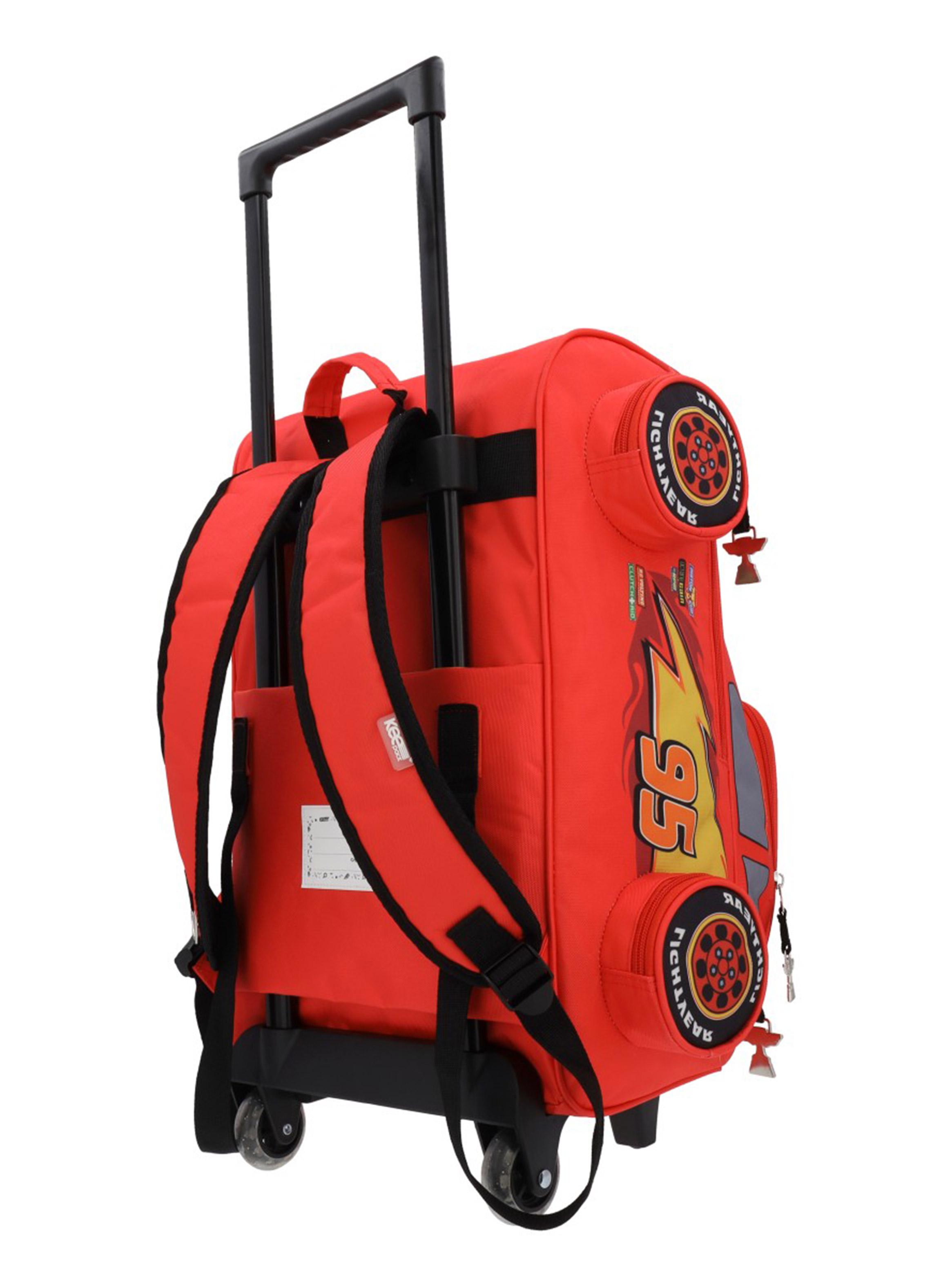 Mochila con Ruedas Cars Rojo-3