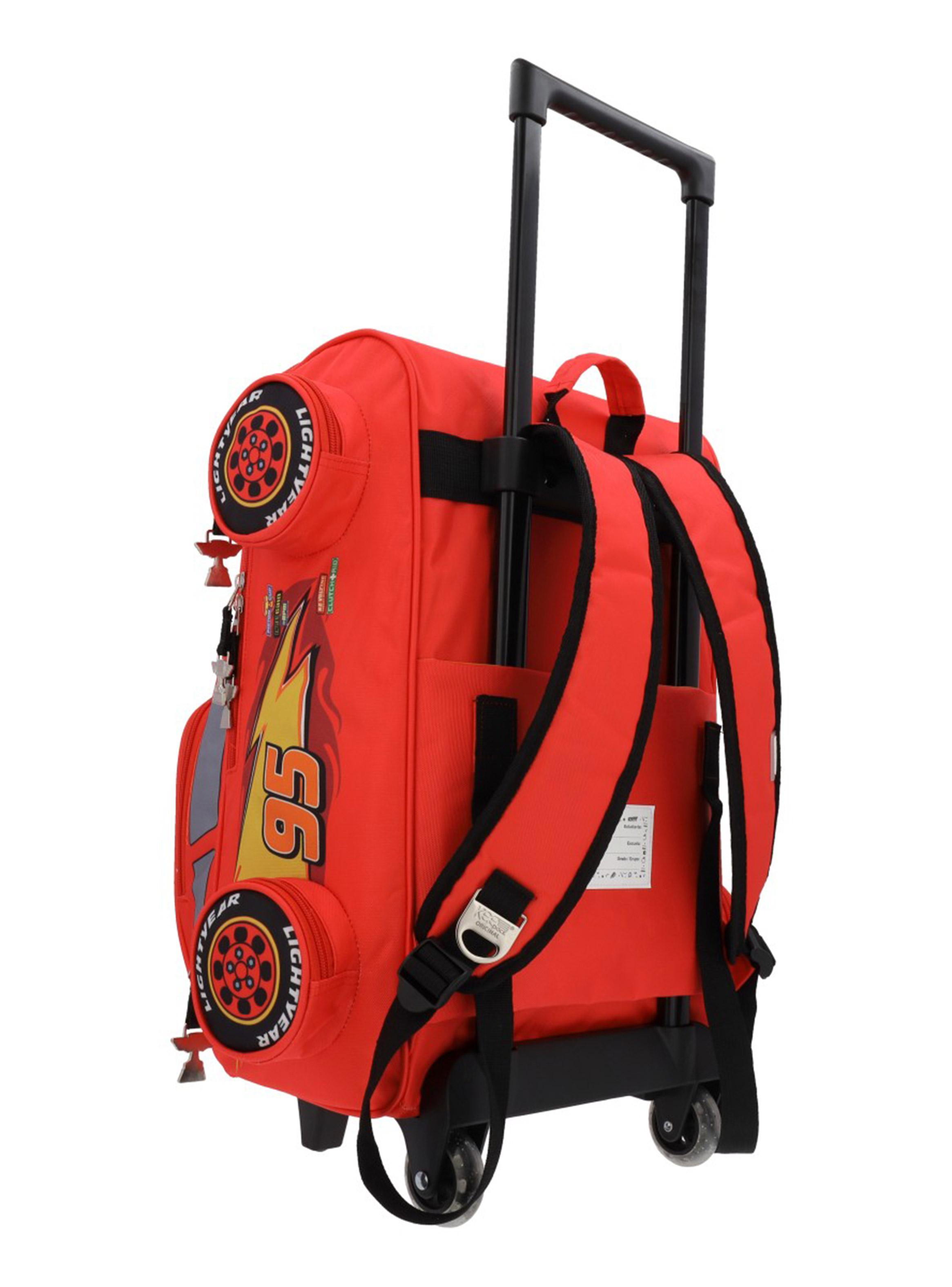 Mochila con Ruedas Cars Rojo-5