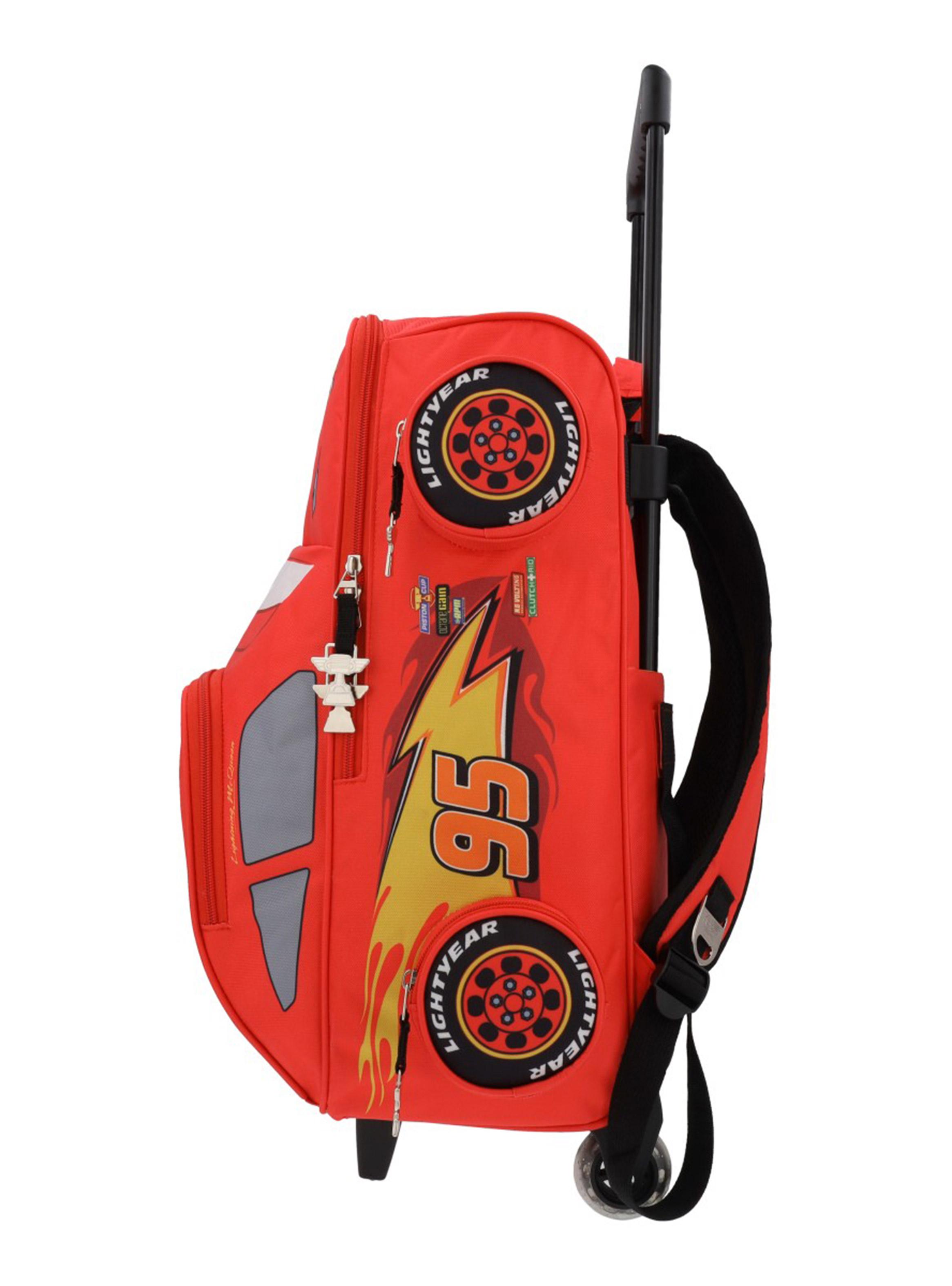 Mochila con Ruedas Cars Rojo-6