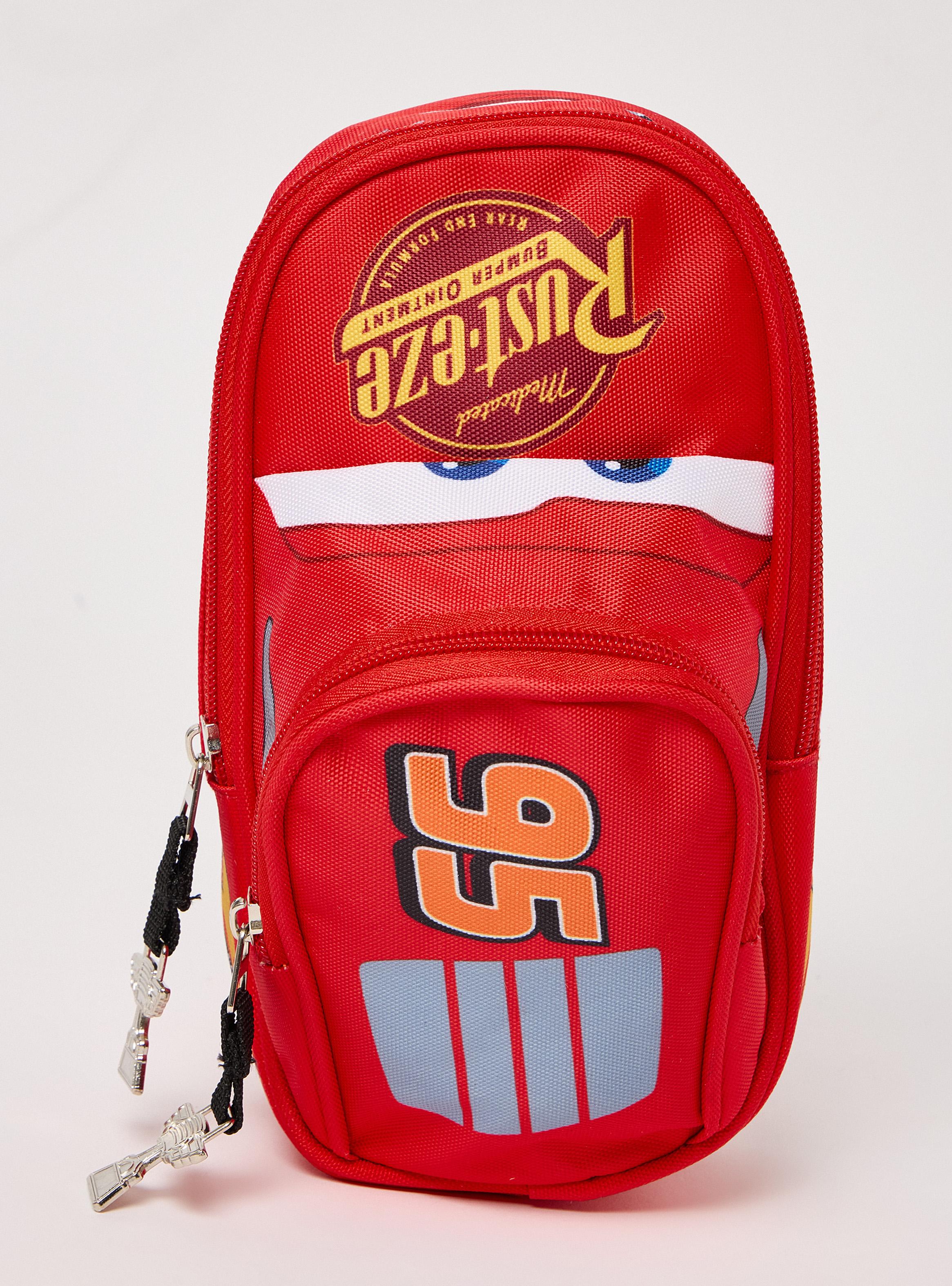 Estuche Infantil Diseño Cars Rojo-3