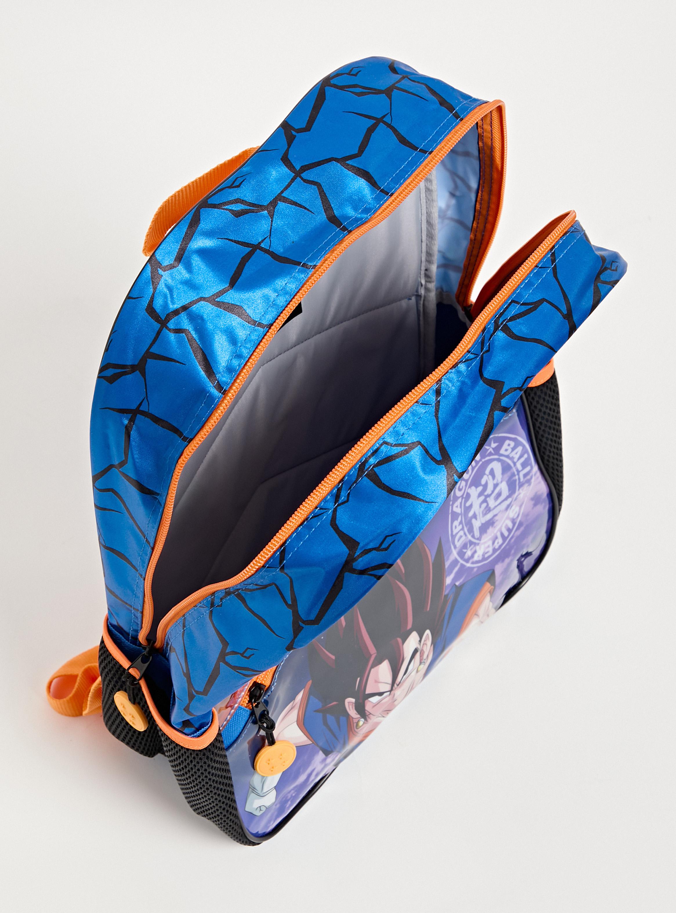 Mochila Infantil Dragon Ball Azul Grietas-3