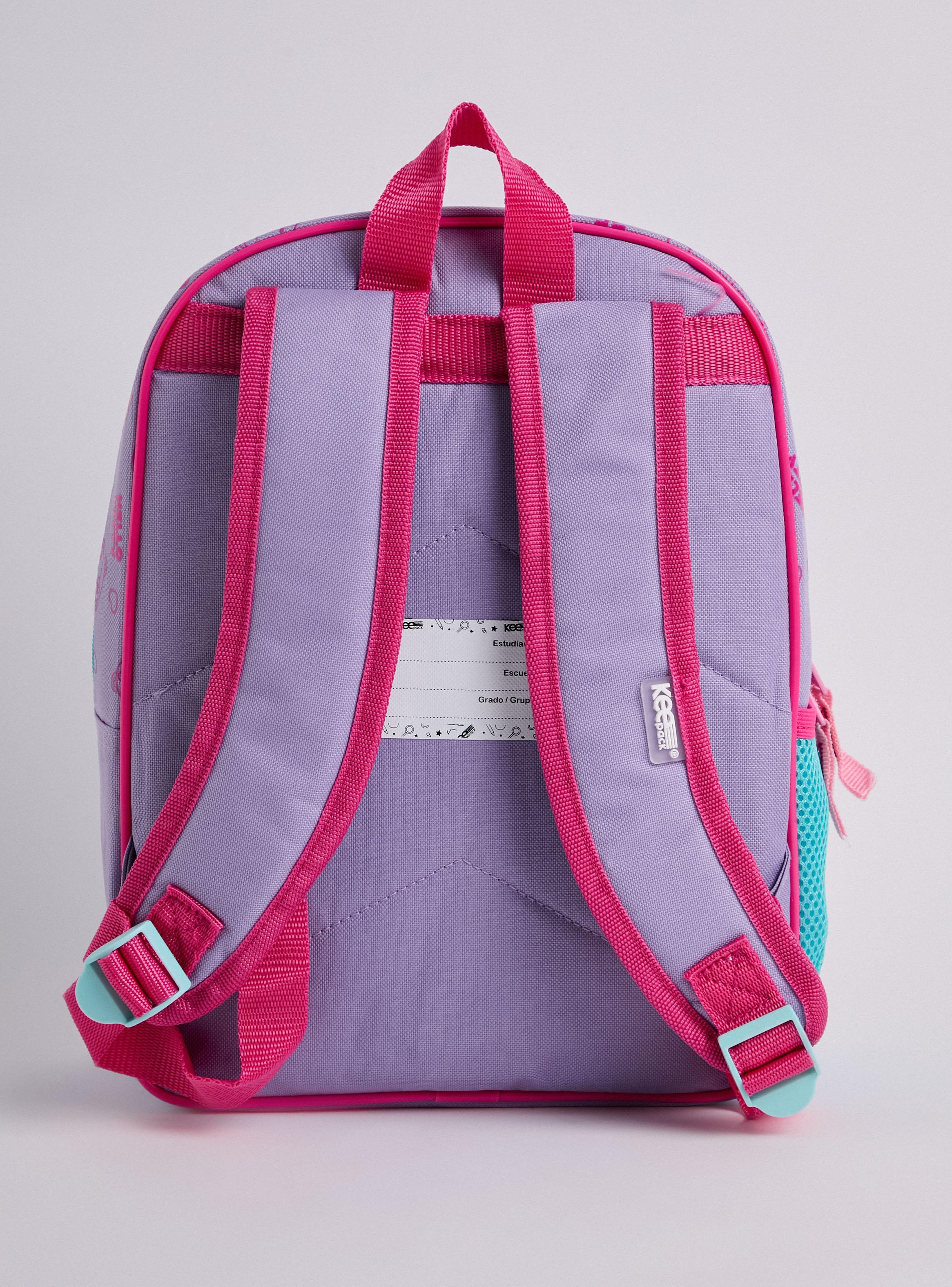 Mochila Pre Escolar Hello Kitty Lila-2