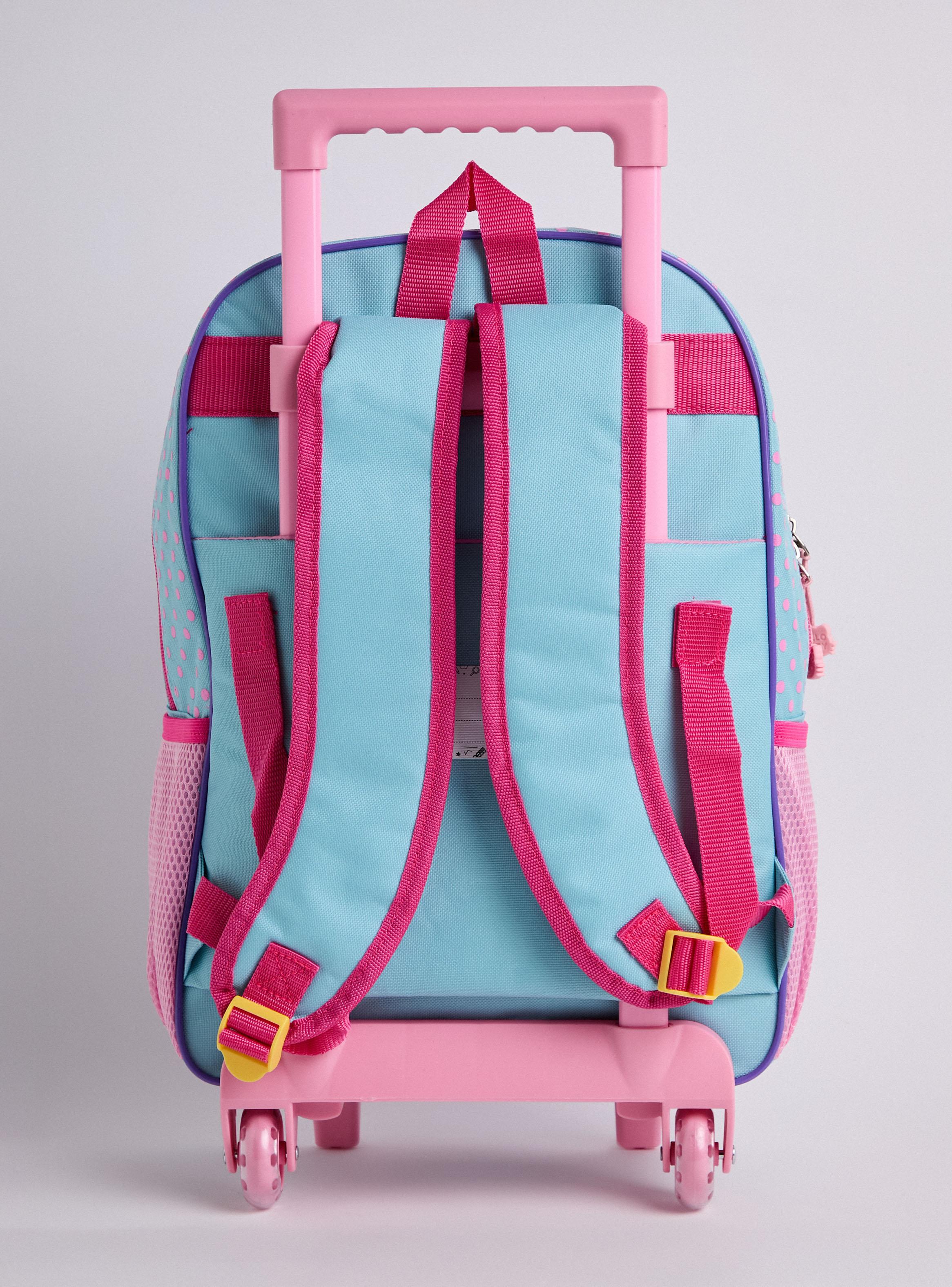 Set Escolar Mochila con Ruedas 3 en 1 Hello Kitty-2