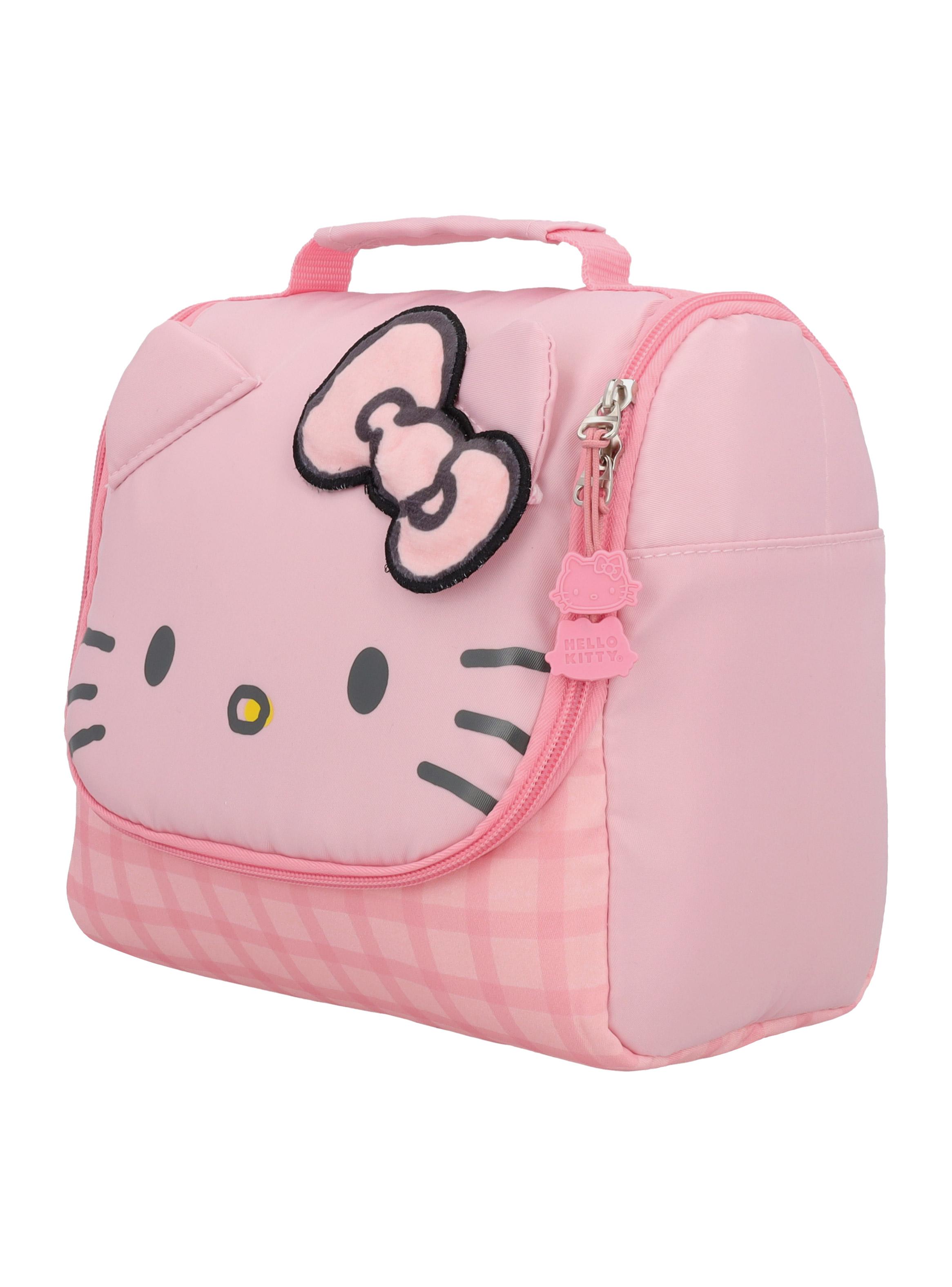 Lonchera Hello Kitty Rosado Cuadros-7