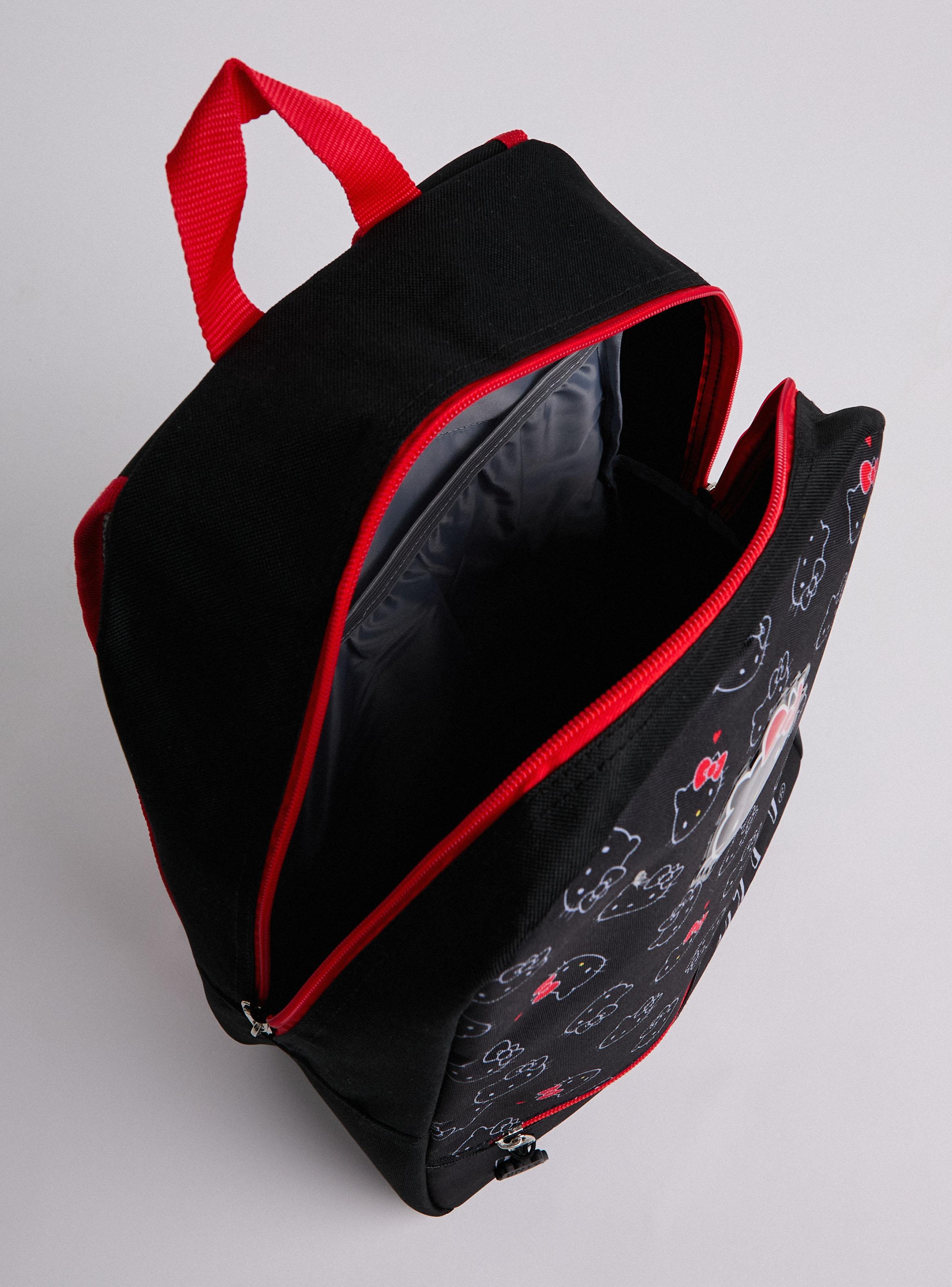 Mochila Juvenil Hello Kitty Negro-3