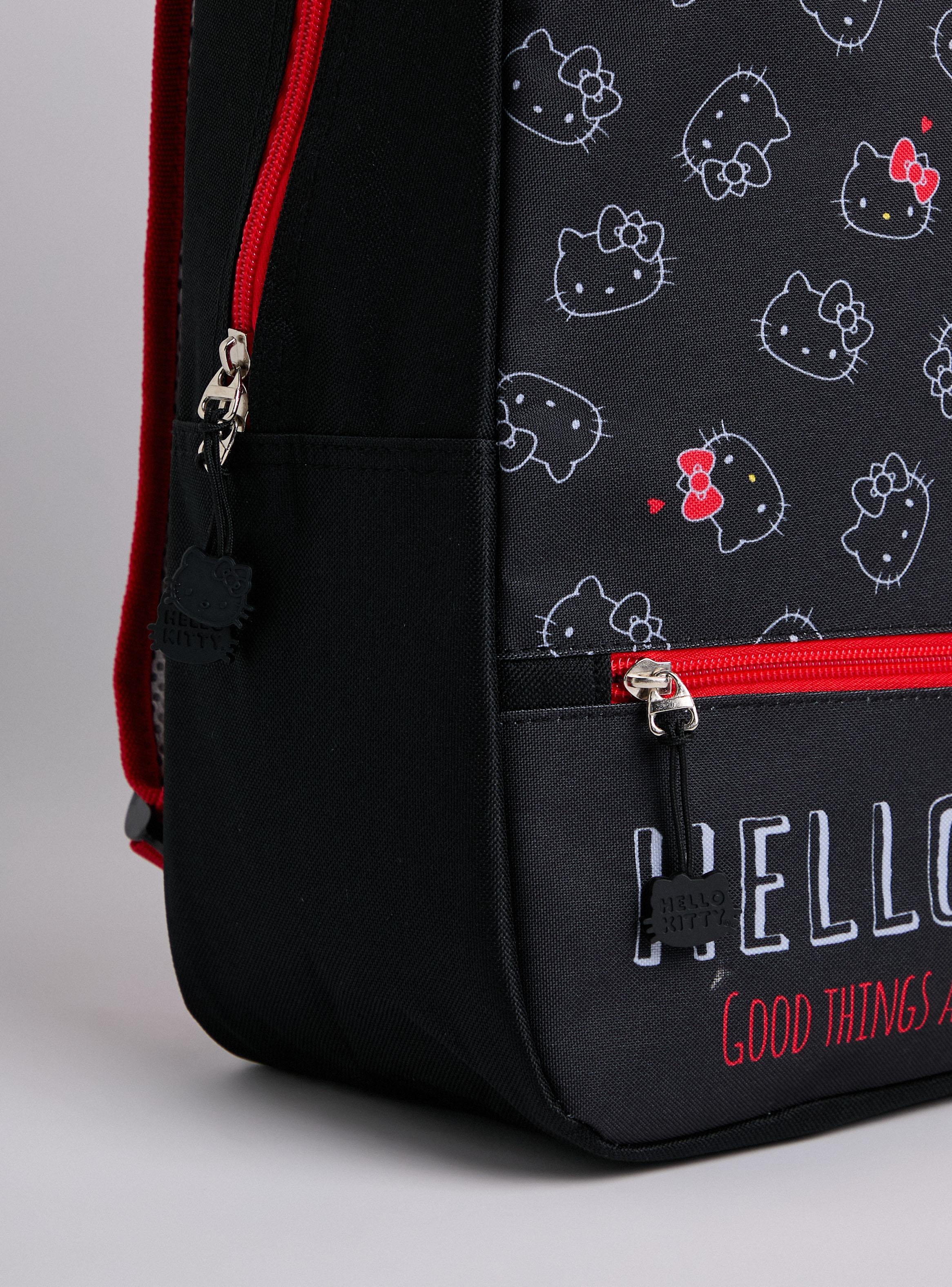 Mochila Juvenil Hello Kitty Negro-4