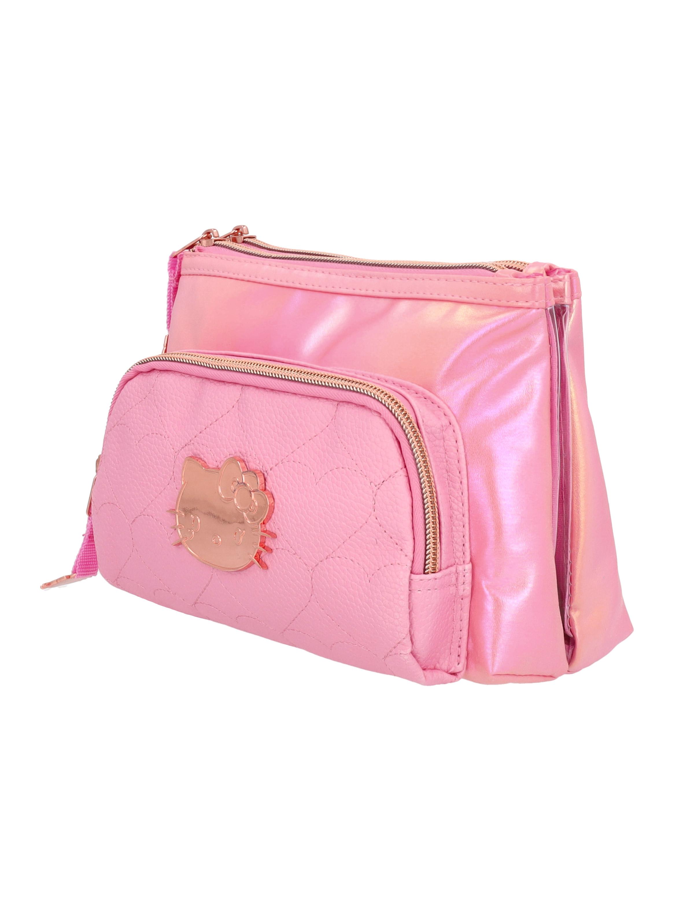 Estuche Hello Kitty Rosado Tornasol-7