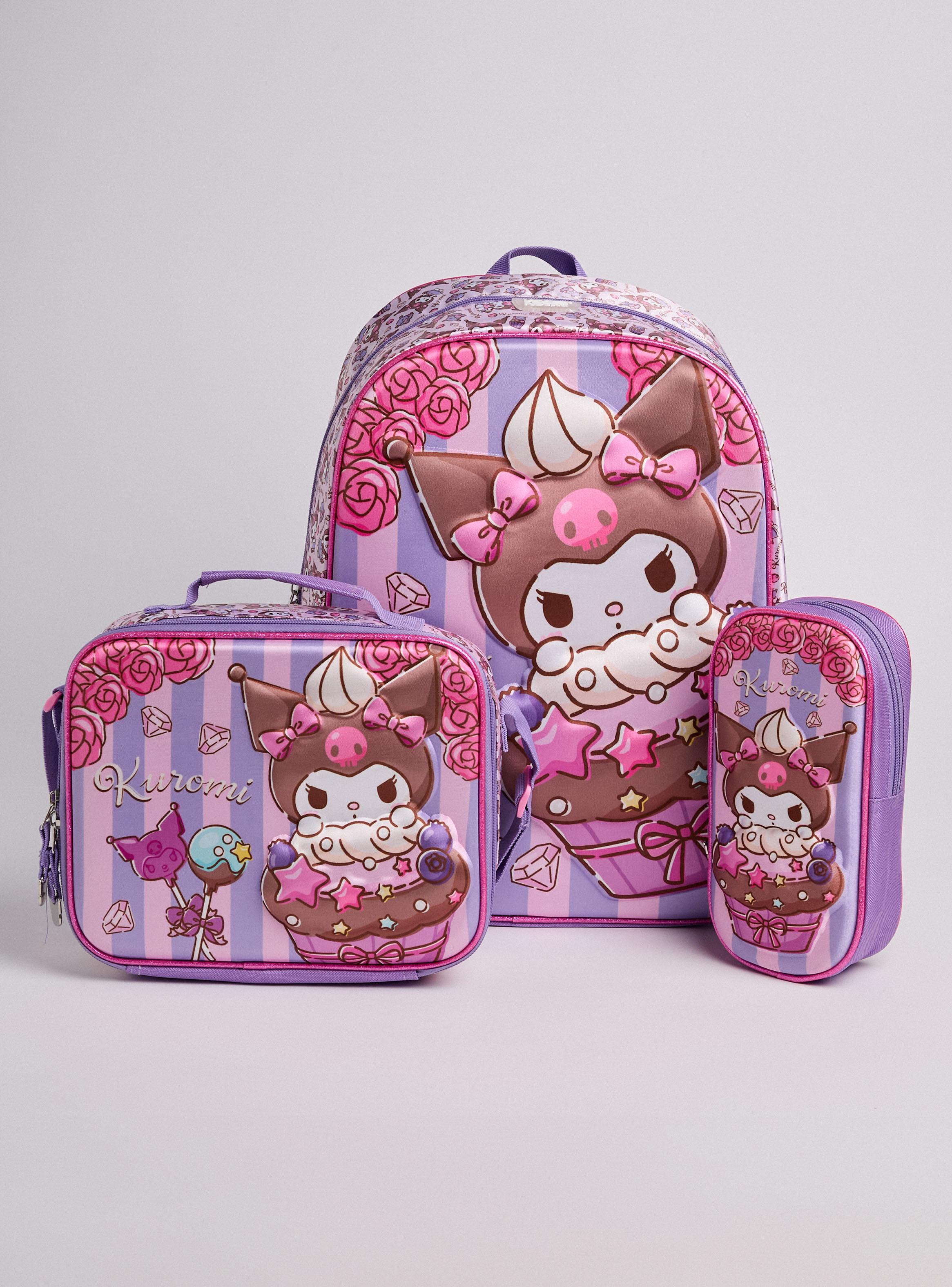 Set Escolar 3 en 1 Mochila Kuromi-5