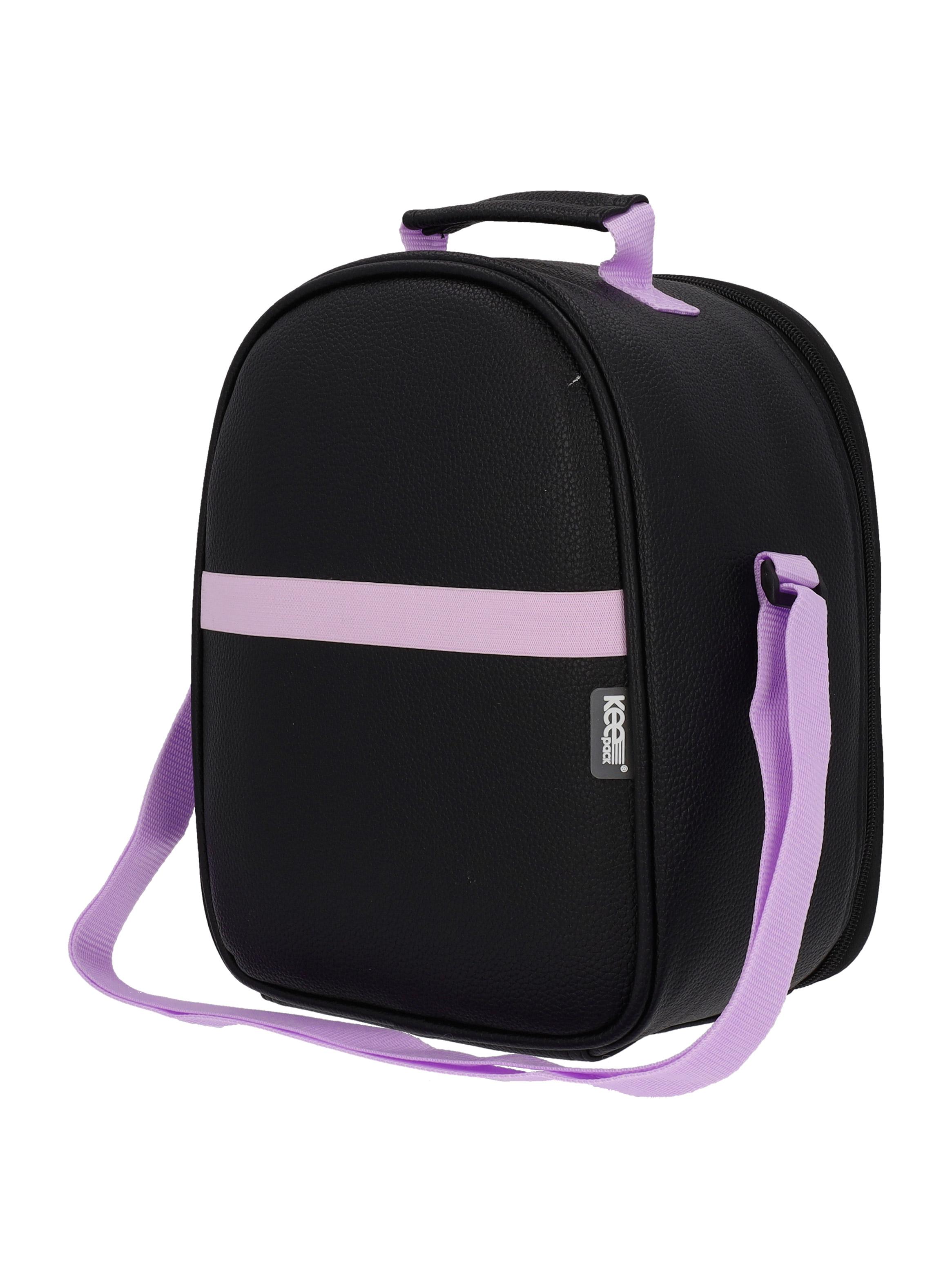 Lonchera Kuromi Cuero Negro-3