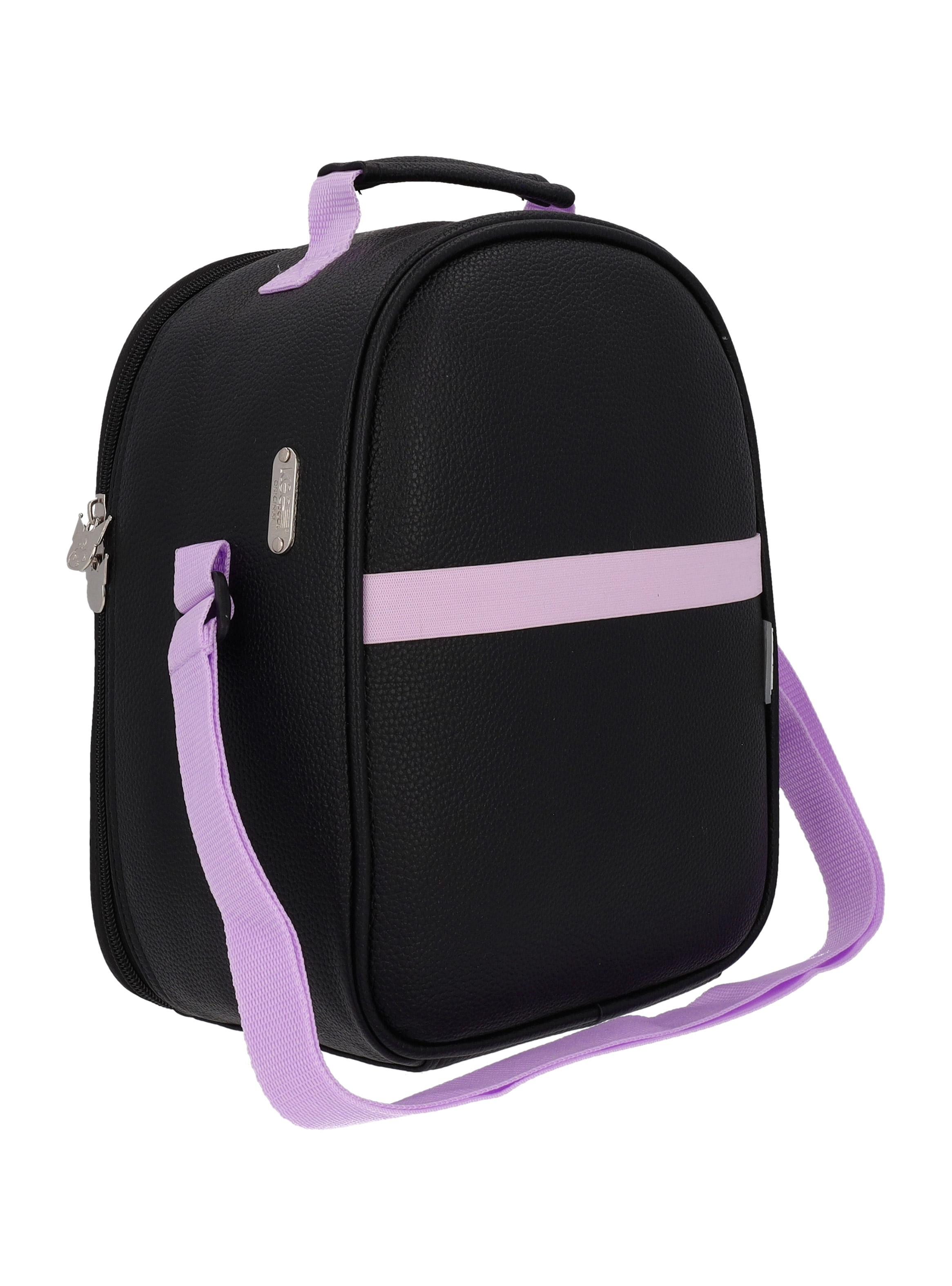 Lonchera Kuromi Cuero Negro-5