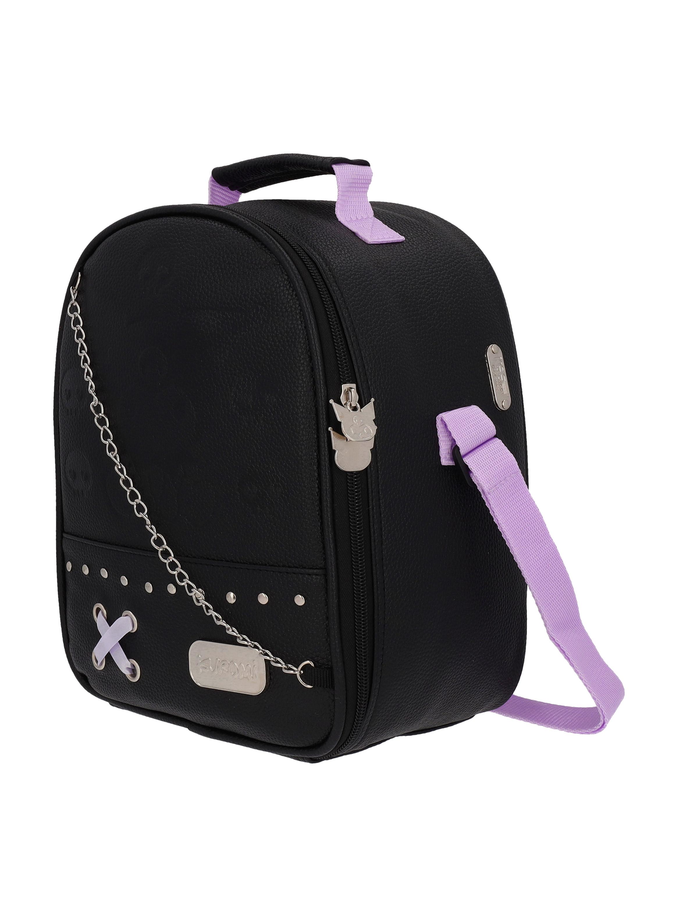 Lonchera Kuromi Cuero Negro-7