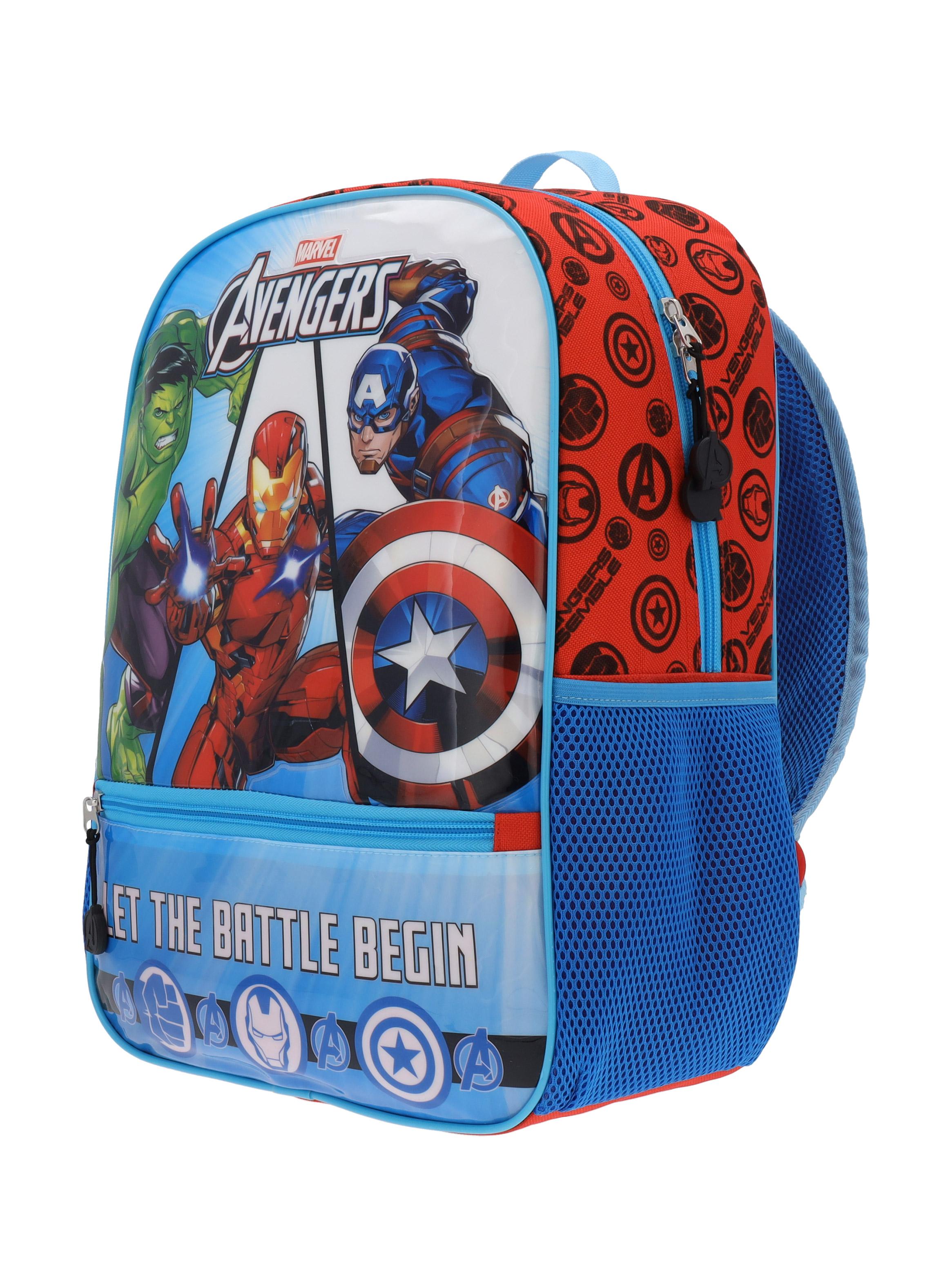 Mochila Avengers Azul Rojo-7