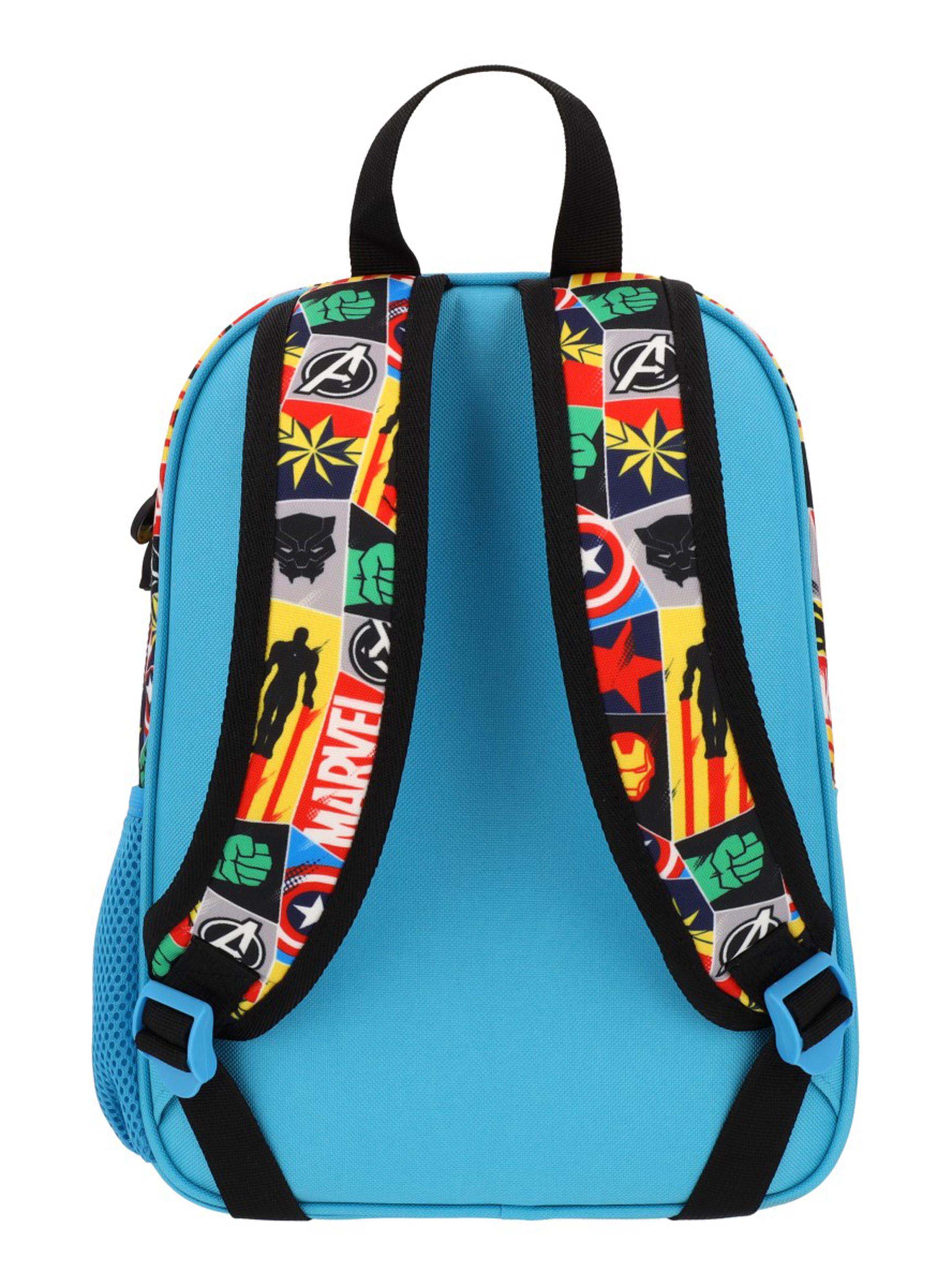 Mochila Avengers Azul Negro-4