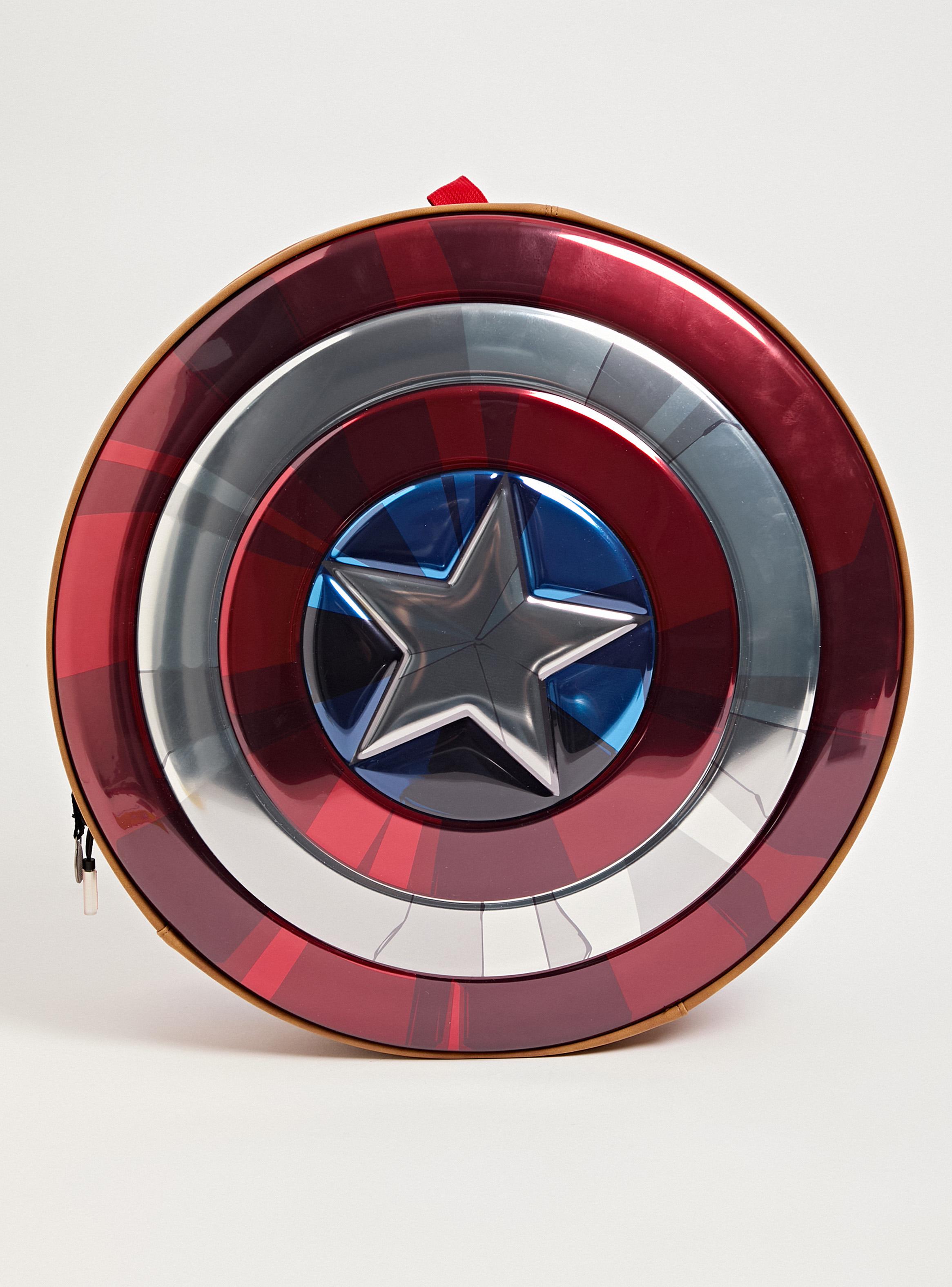Mochila Avengers Escudo Borde Gamuza-4