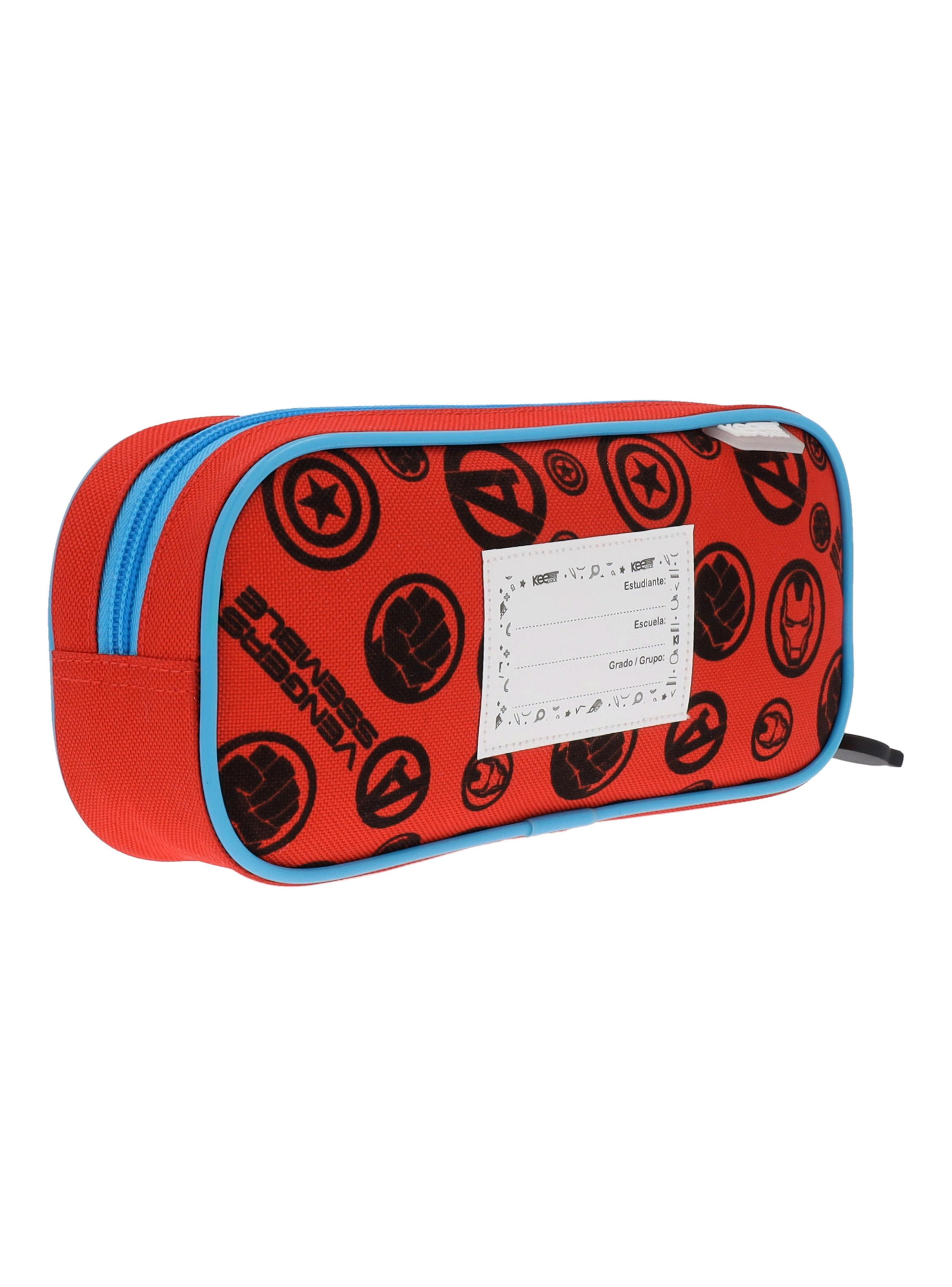Estuche Avengers Rojo Azul-5