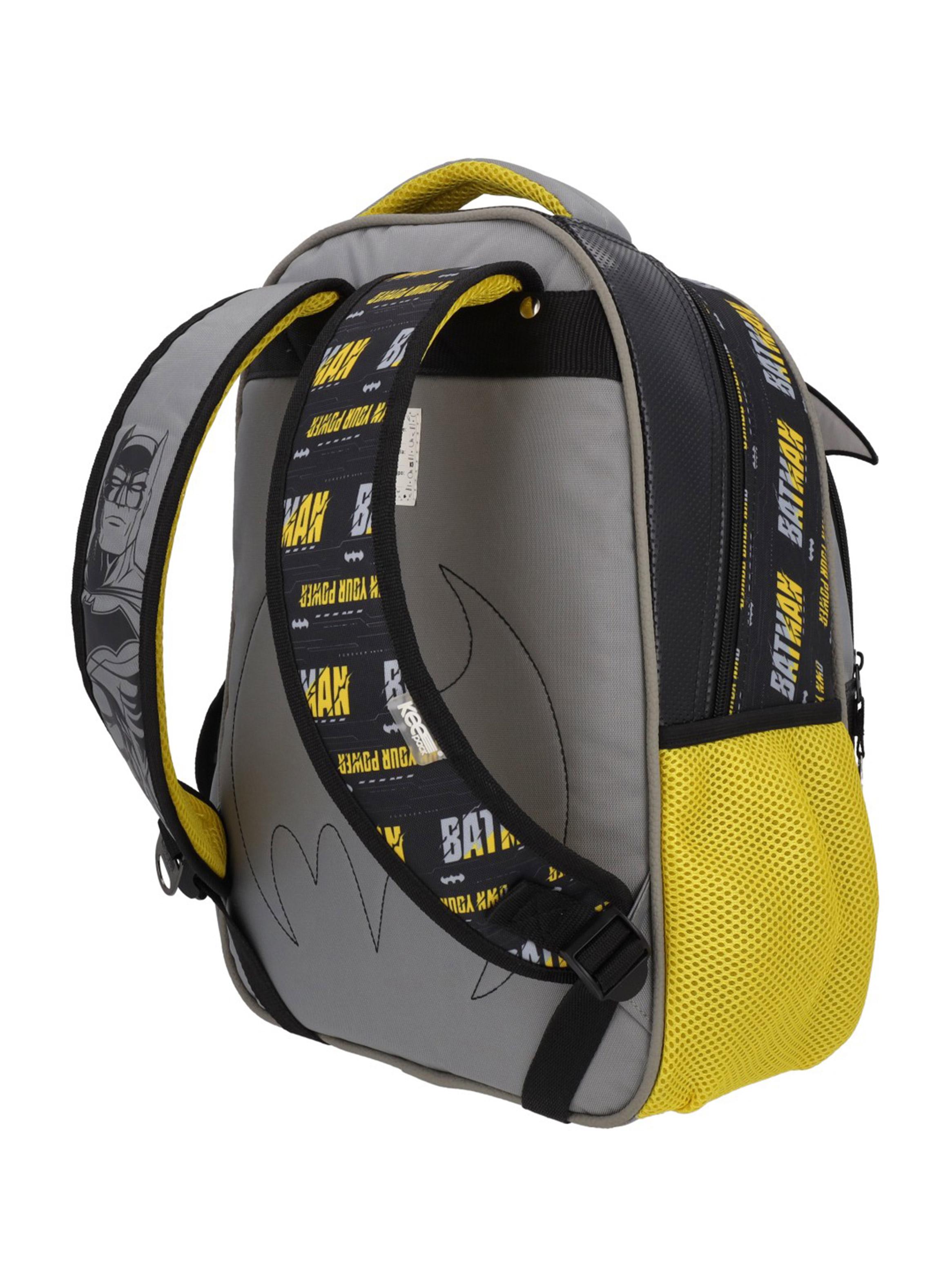 Mochila Infantil Batman Gris-3