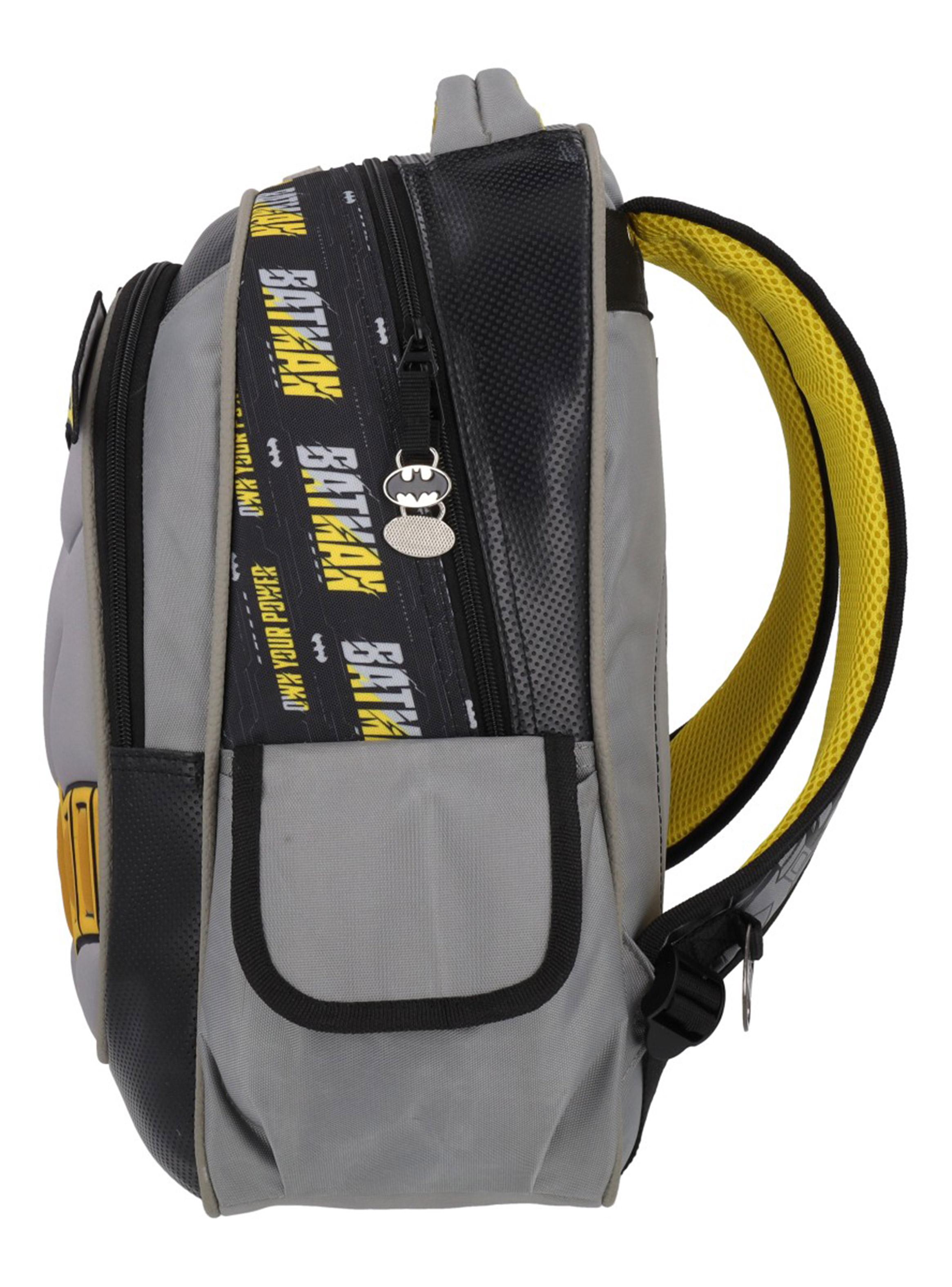 Mochila Infantil Batman Gris-6