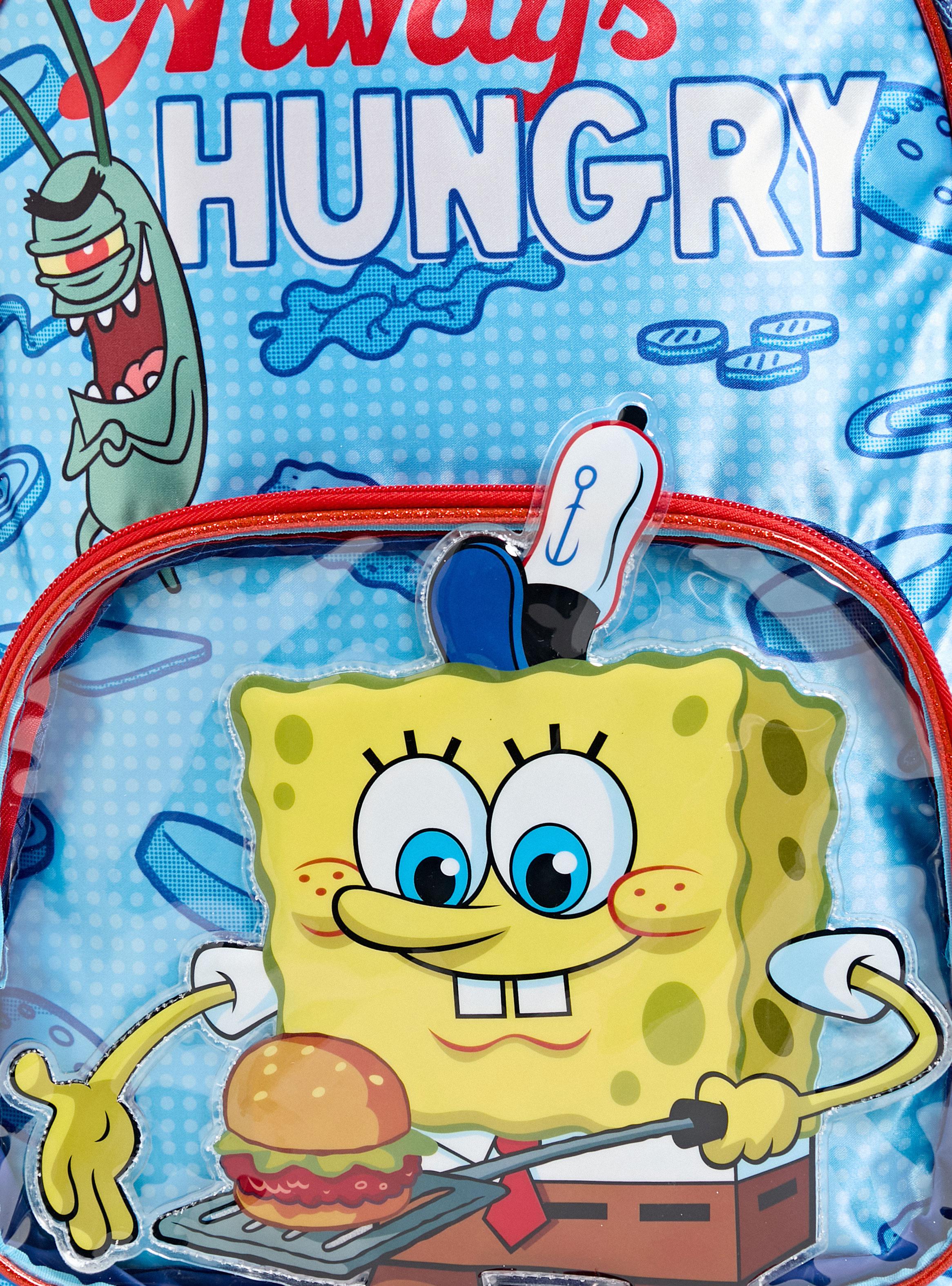 Mochila Infantil Bob Esponja Azul-4