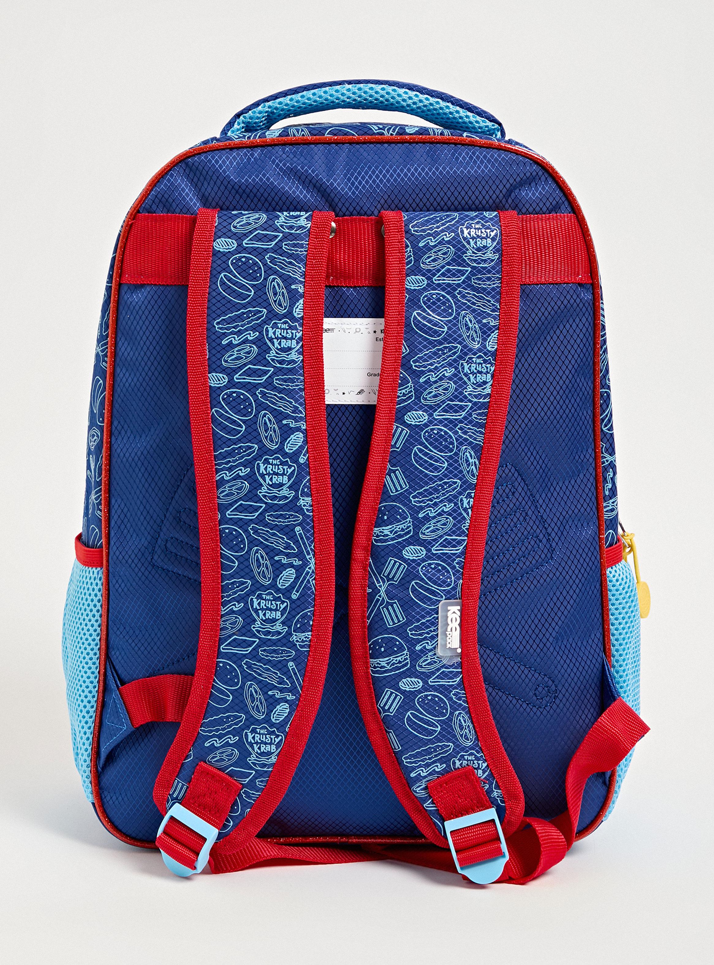 Mochila Infantil Bob Esponja Azul-2