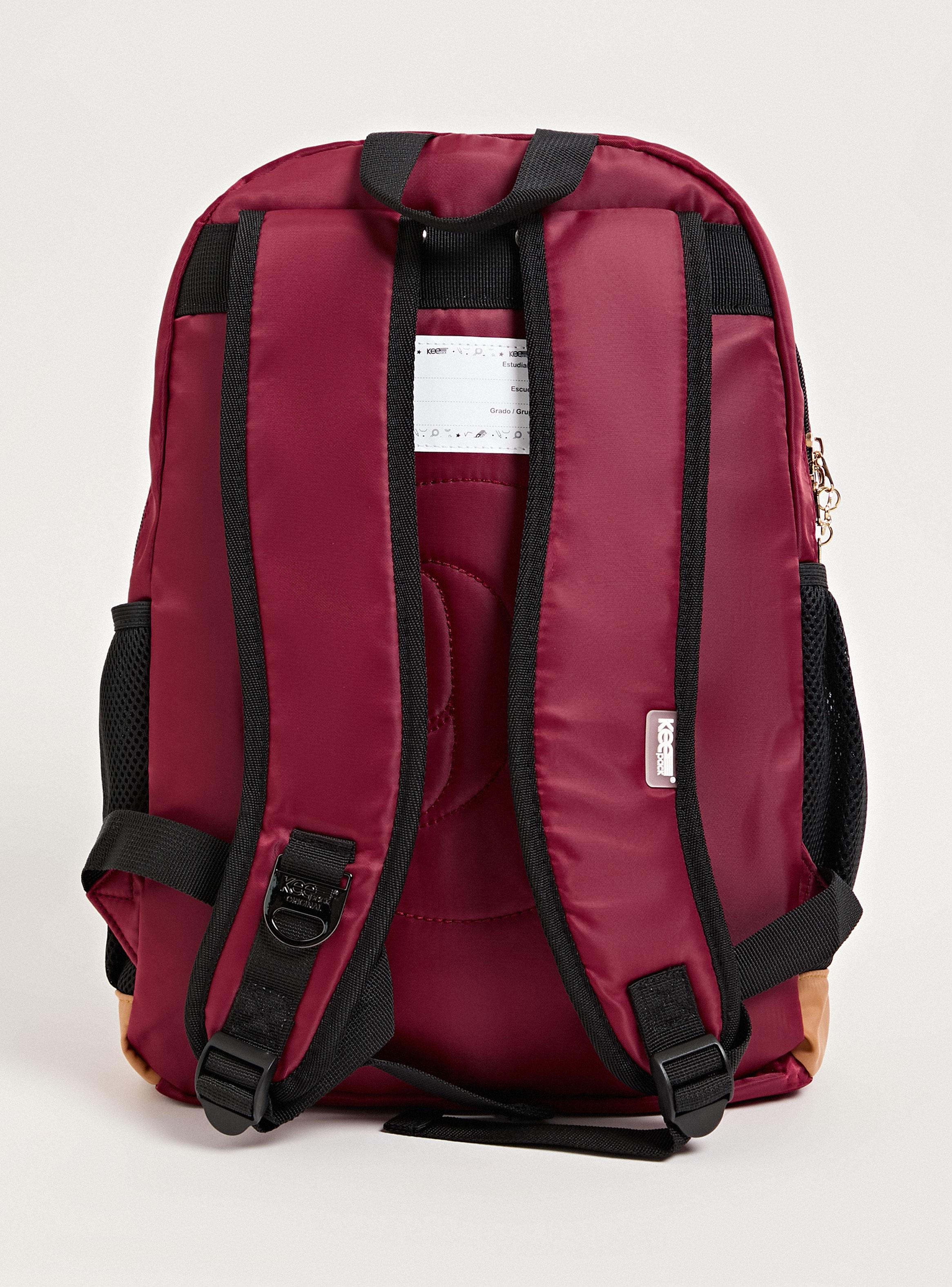 Mochila Infantil con Bolsillos Harry Potter Burdeo-2