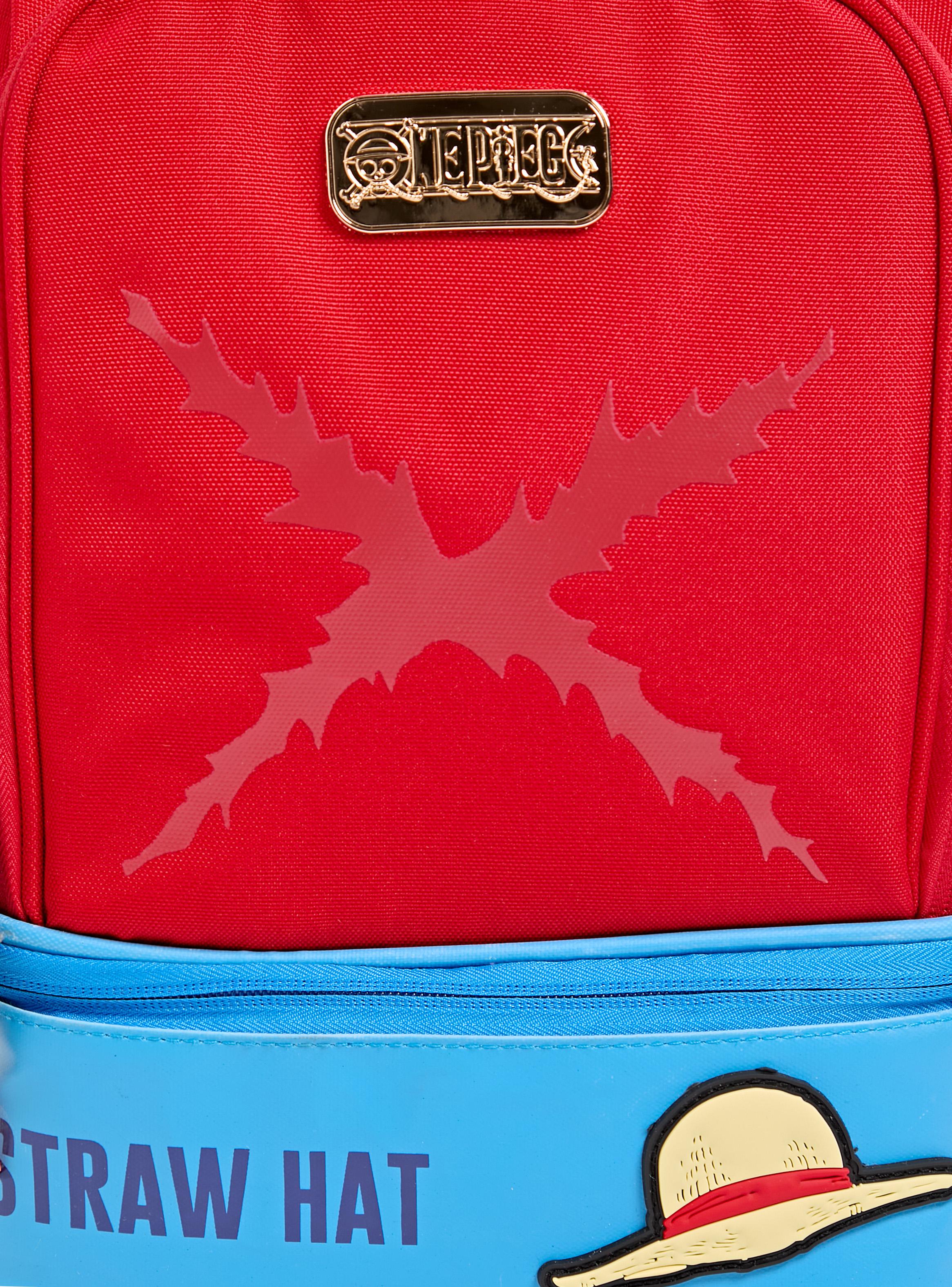 Lonchera One Piece Rojo Azul-4