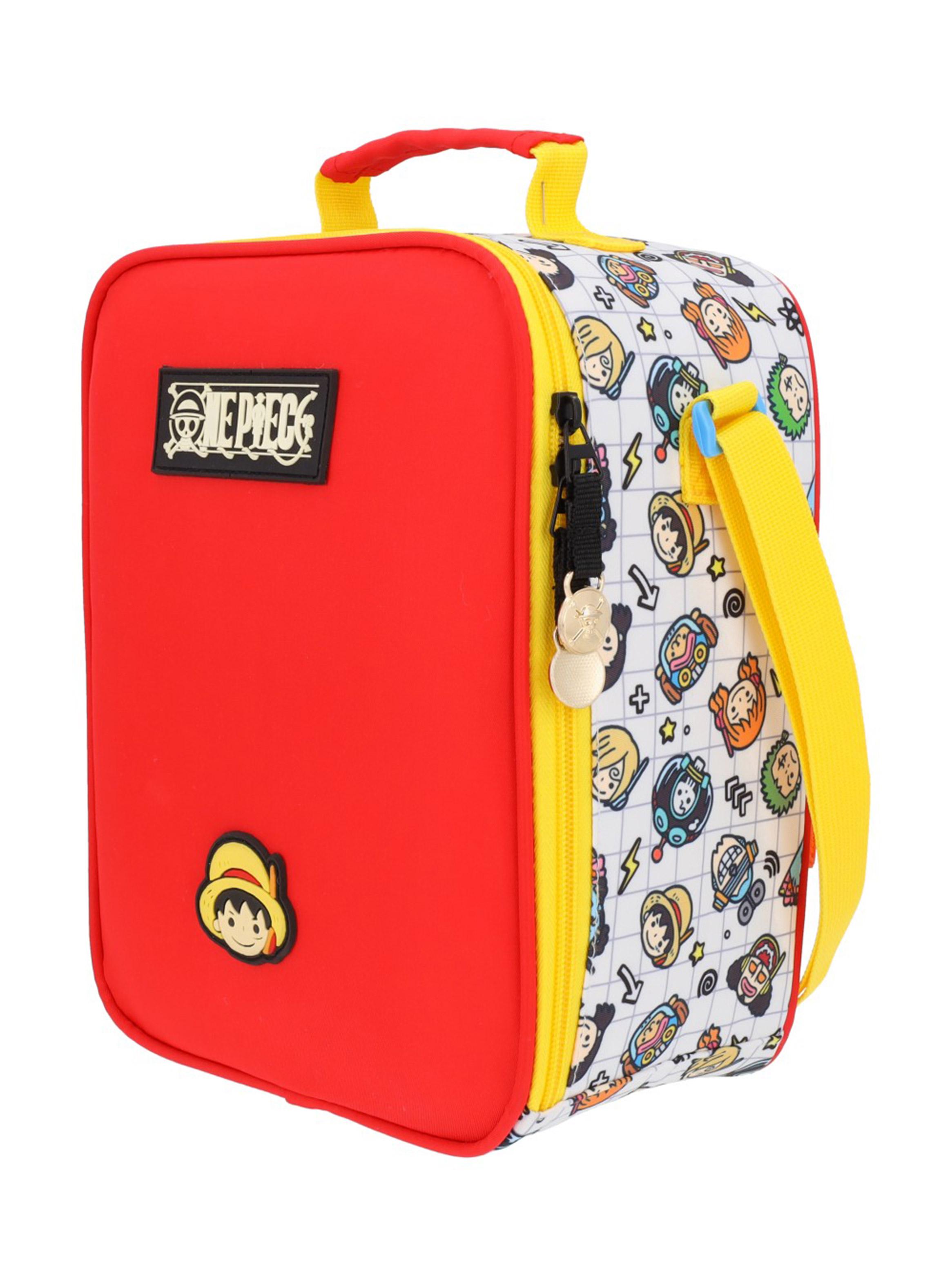 Lonchera Juvenil One Piece Rojo-7