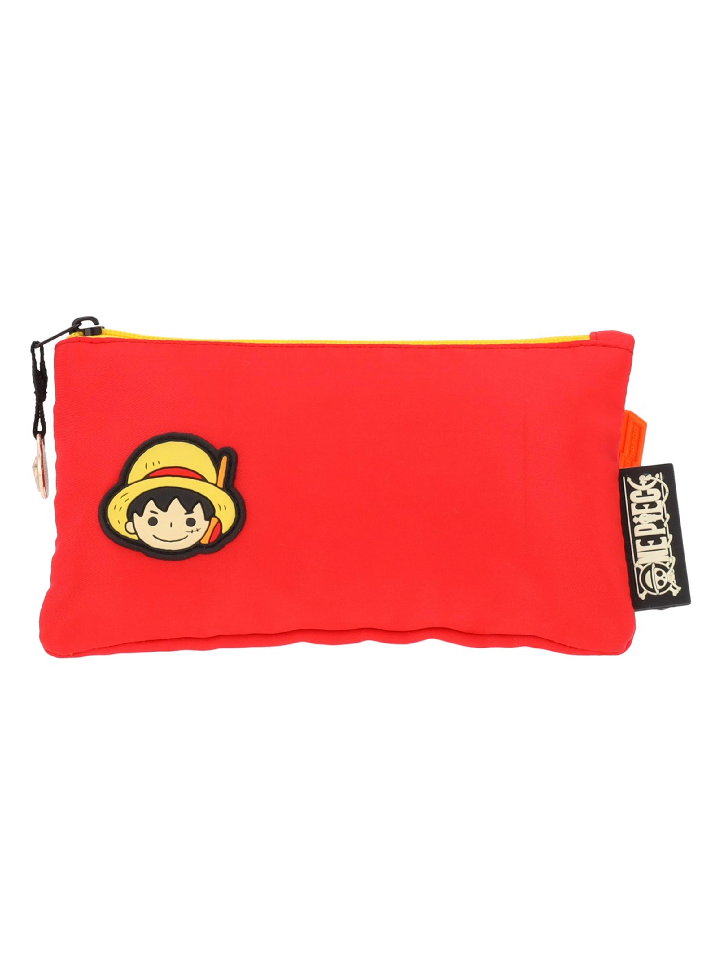 Estuche Juvenil One Piece Rojo-0