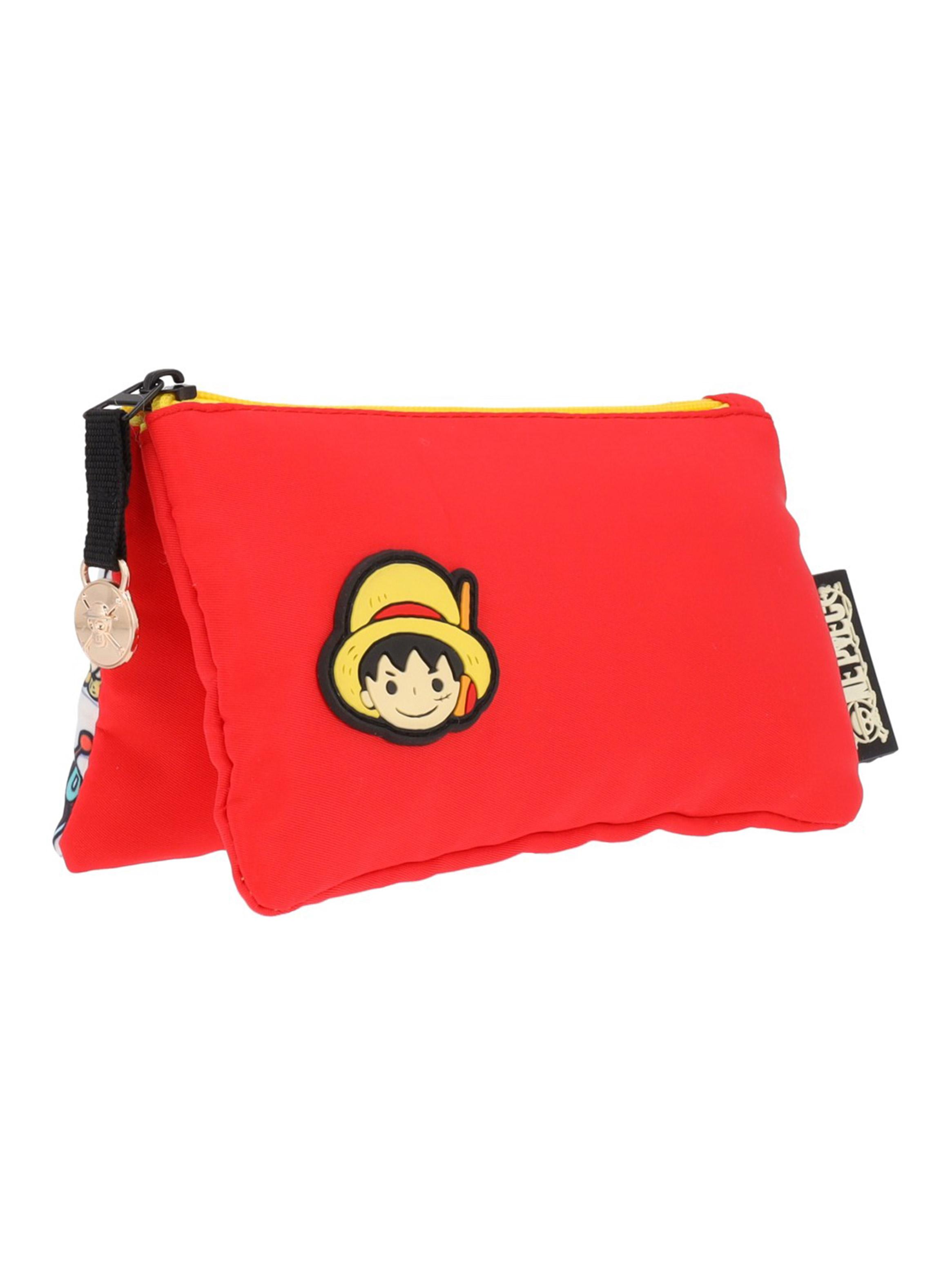 Estuche Juvenil One Piece Rojo-1