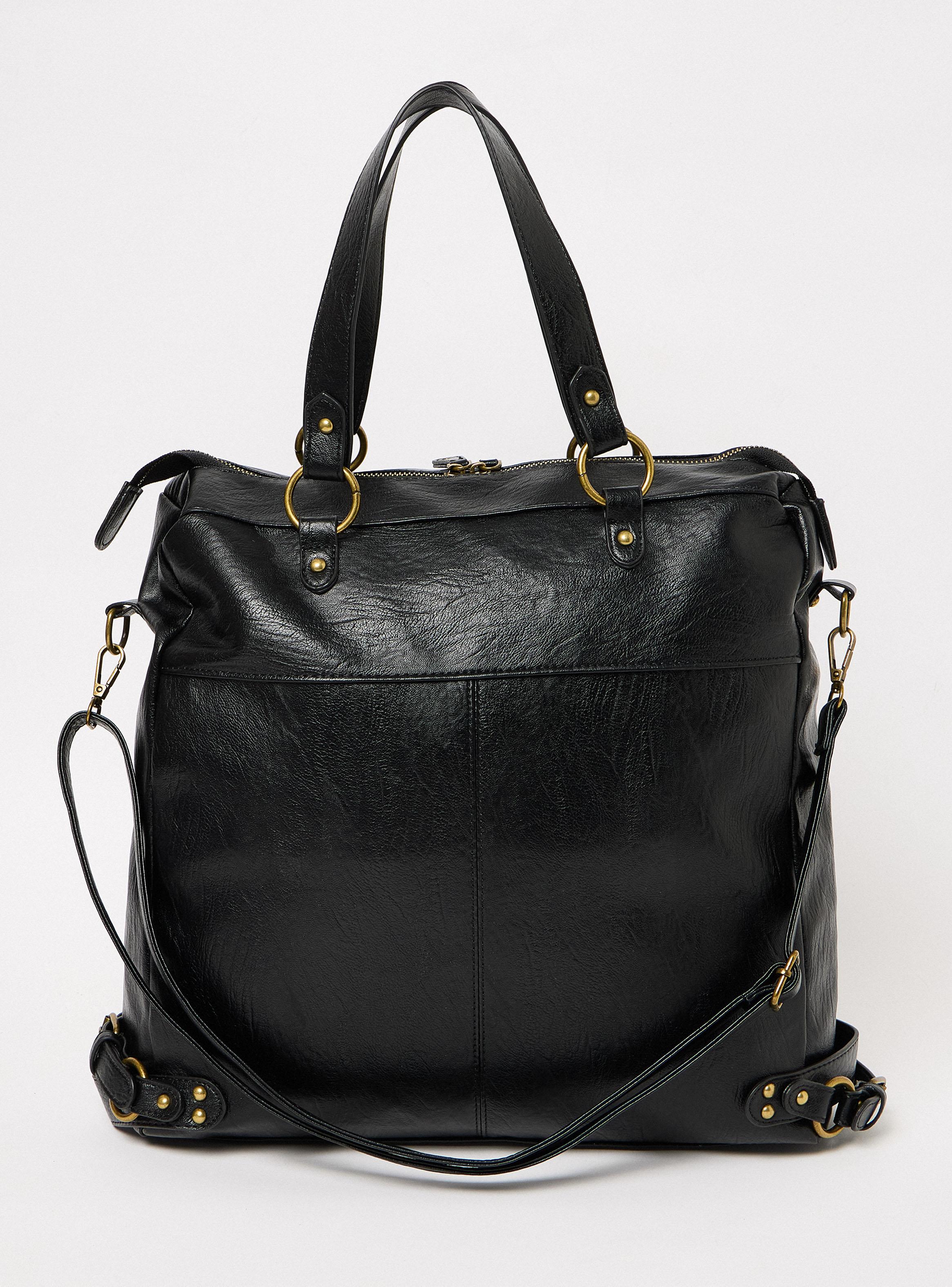 Cartera de Mano Detalle Mini Tachas de Ecocuero-4