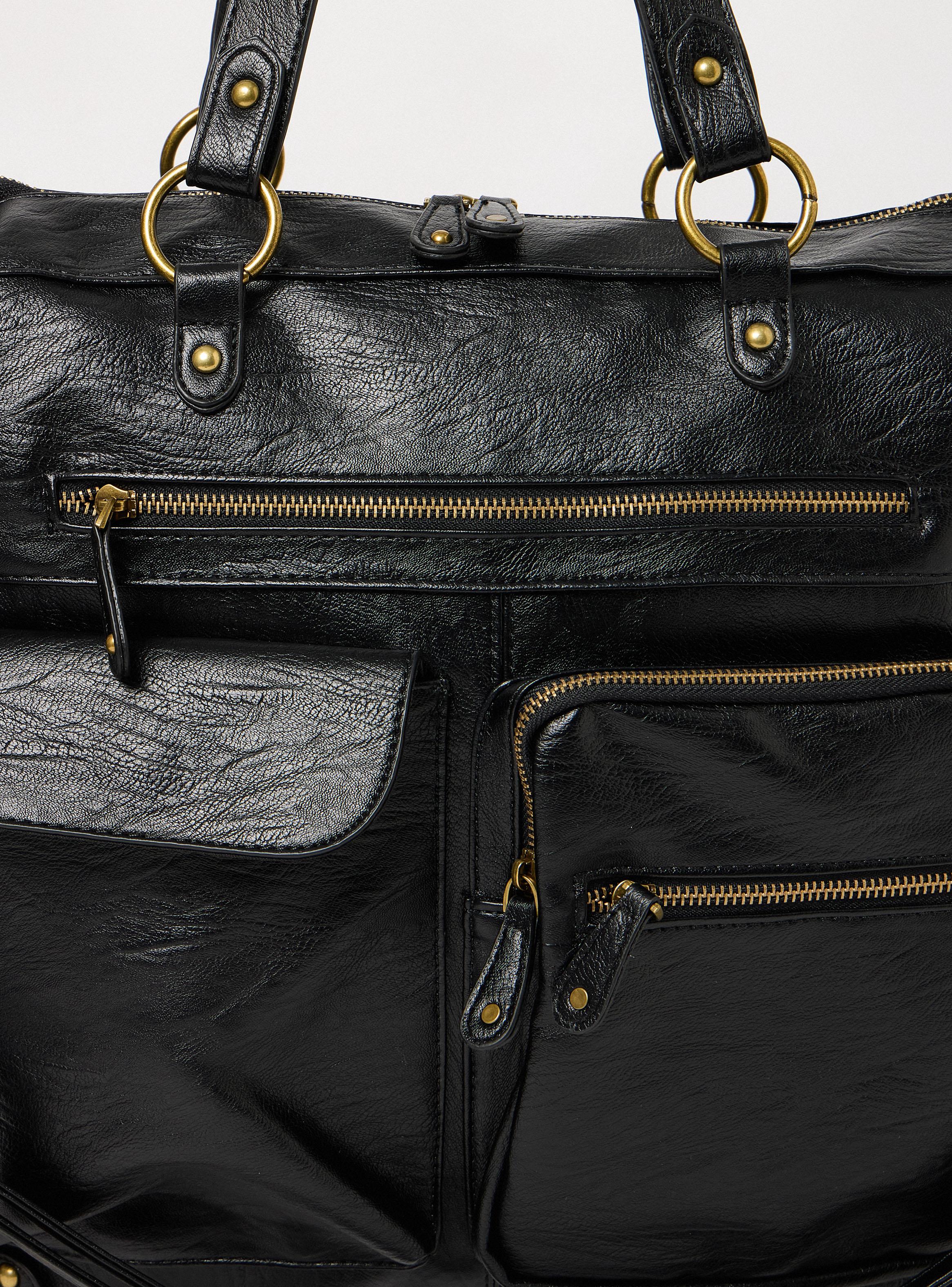 Cartera de Mano Detalle Mini Tachas de Ecocuero-6