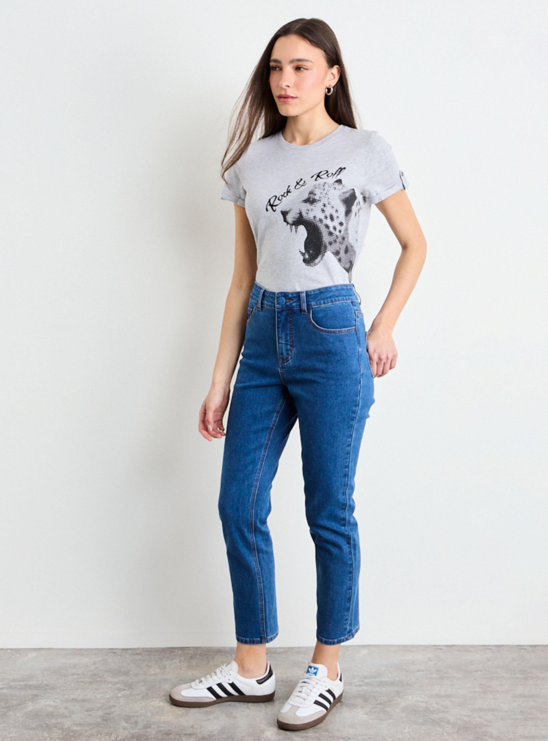 Polera Acid Wash Regular Manga Color-3