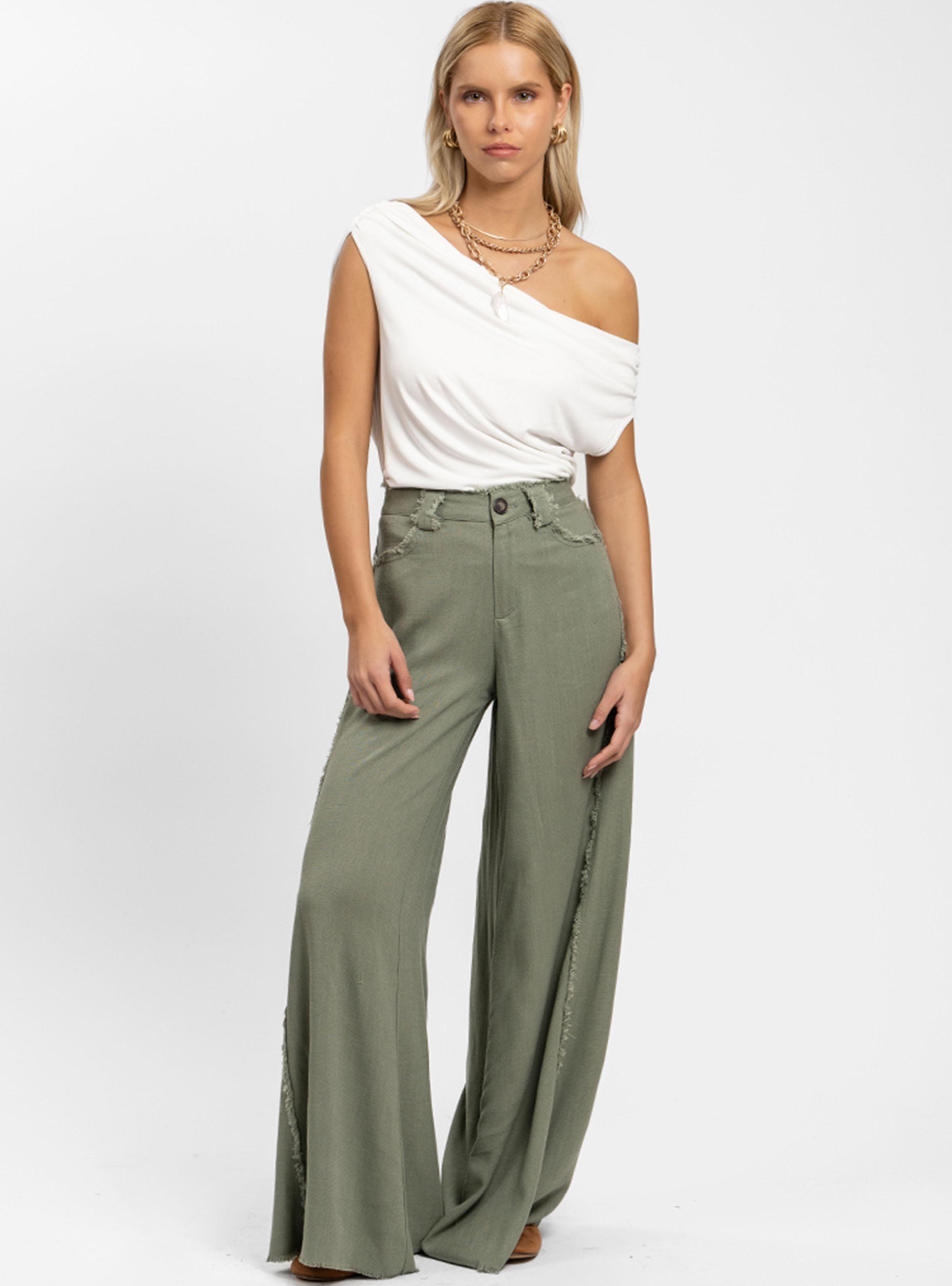 Pantalón Anna Flecos Verde-3