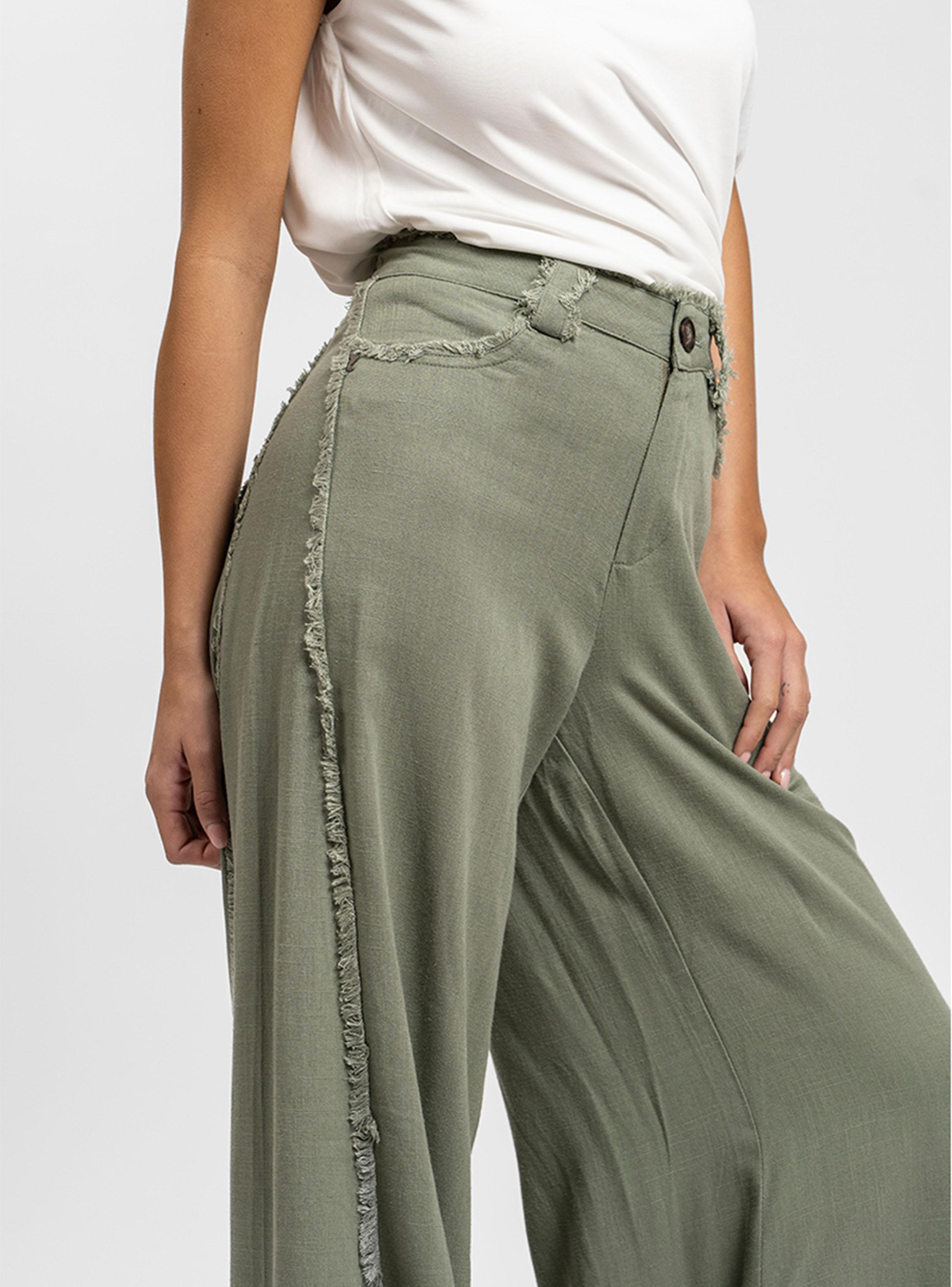 Pantalón Anna Flecos Verde-2