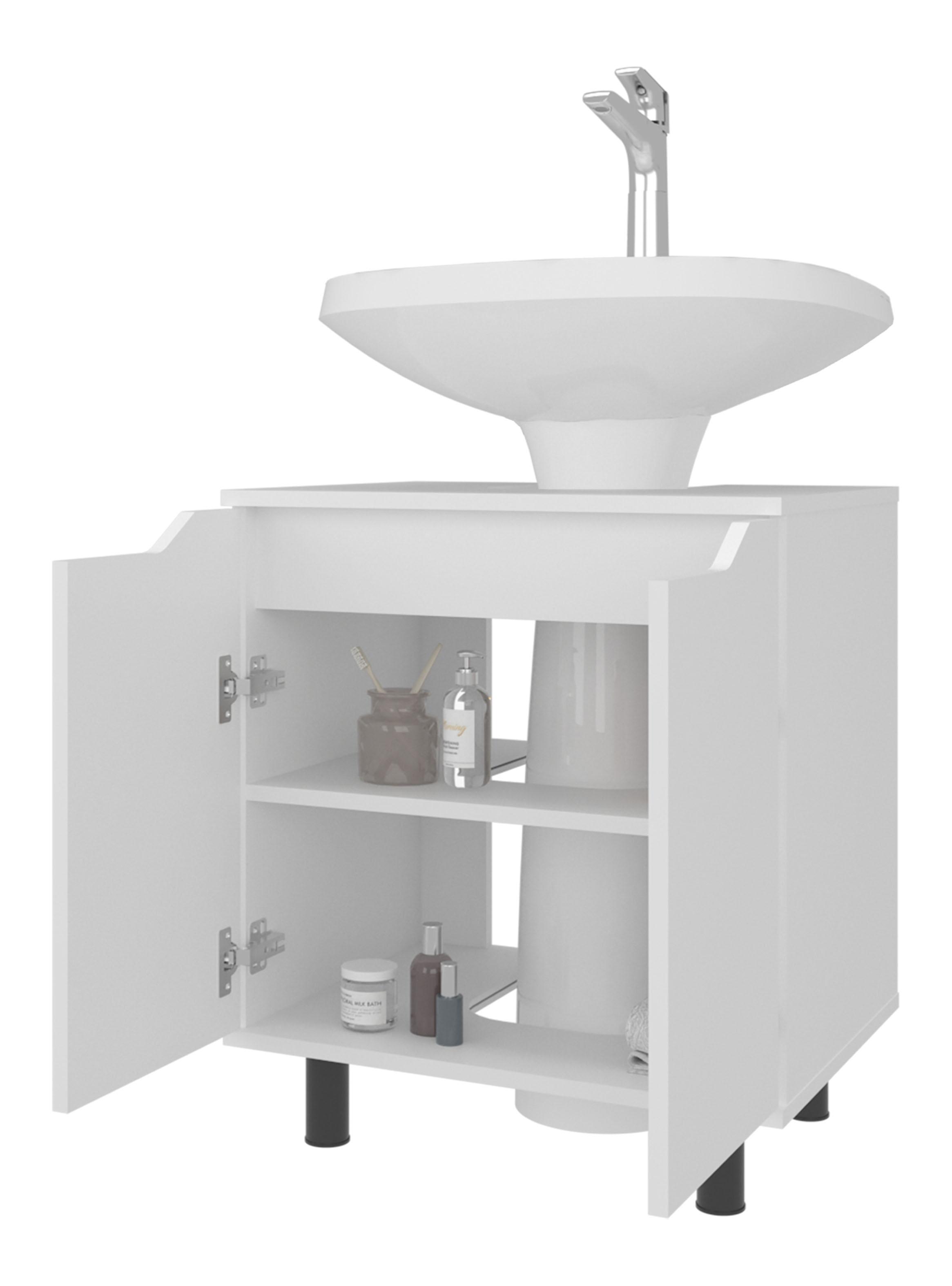 Mueble para Lavamanos Marlo 2 Puertas Blanco-2