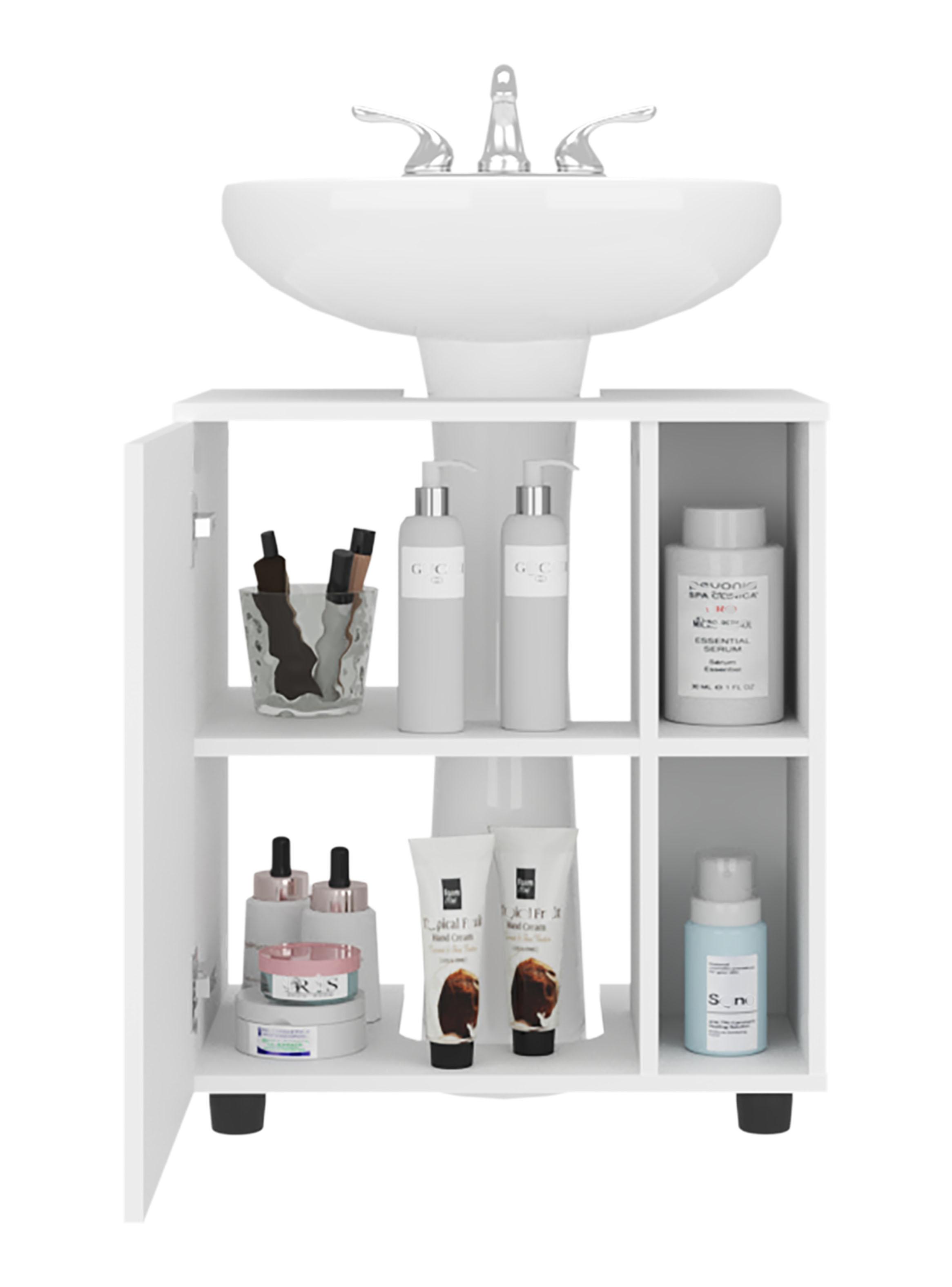 Mueble para Lavamanos Pascuale 1 Puerta Blanco-3