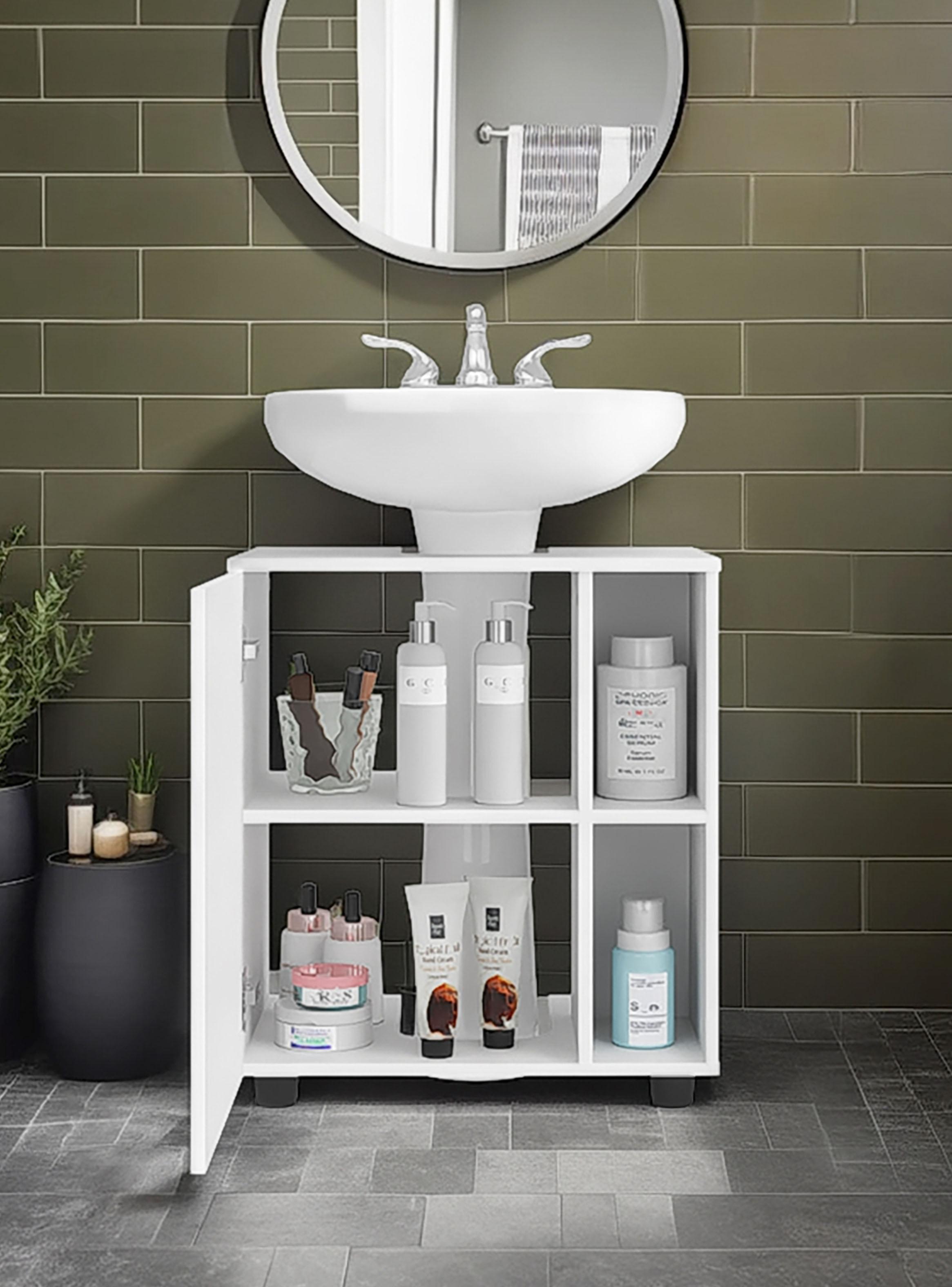 Mueble para Lavamanos Pascuale 1 Puerta Blanco-5