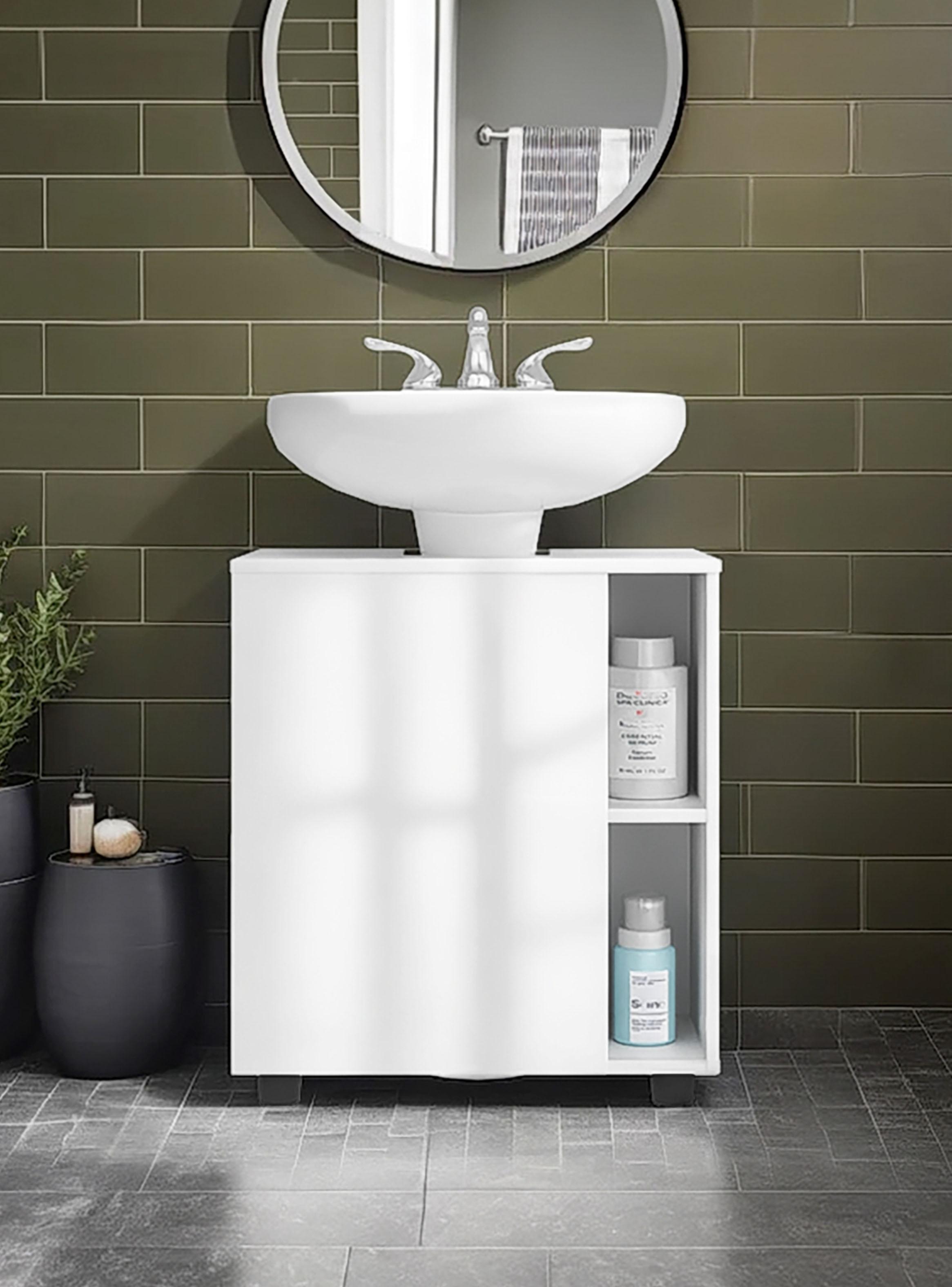 Mueble para Lavamanos Pascuale 1 Puerta Blanco-4